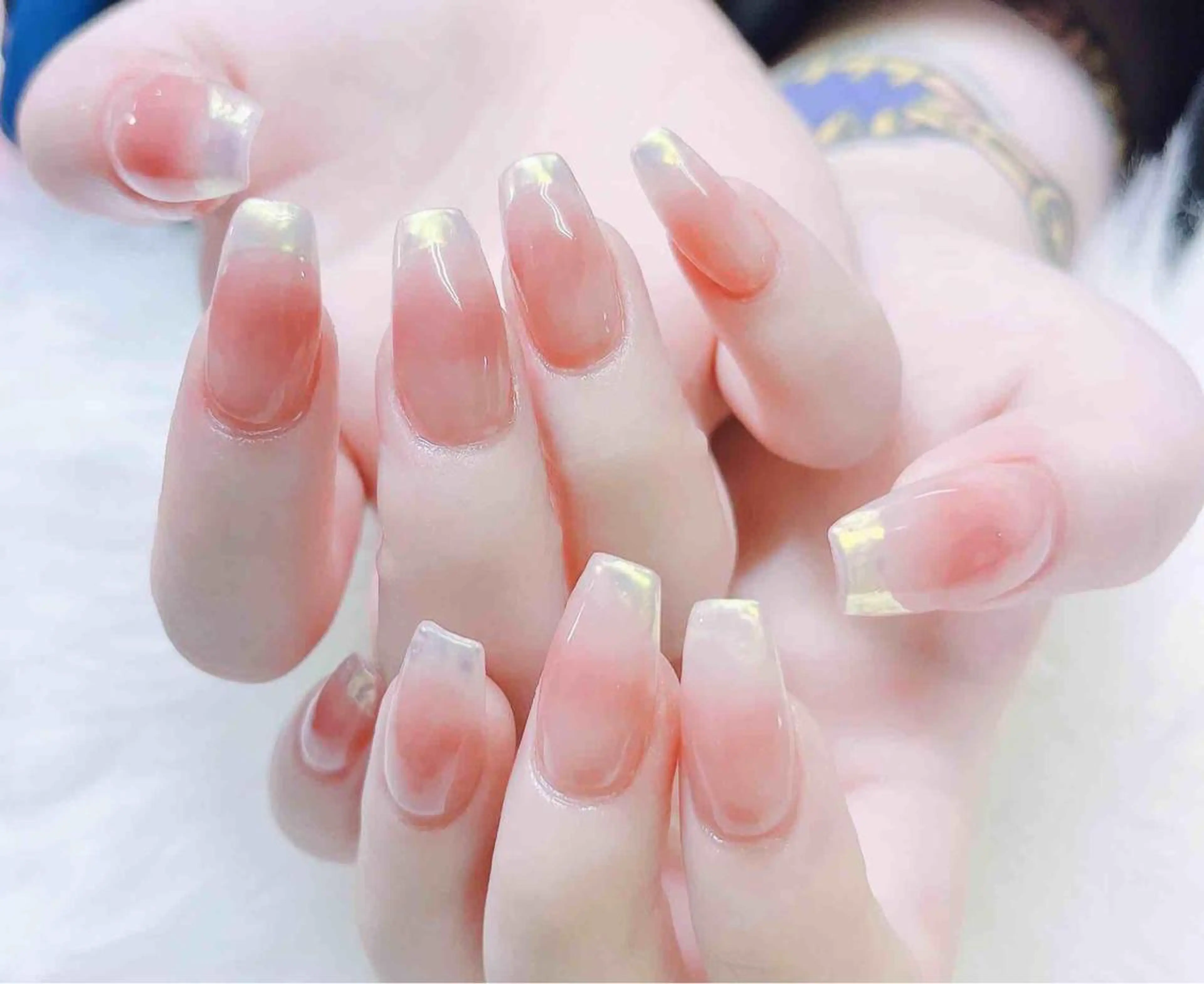 ネイル ハンドネイル MoonNail ユリ🌸のネイルデザイン
