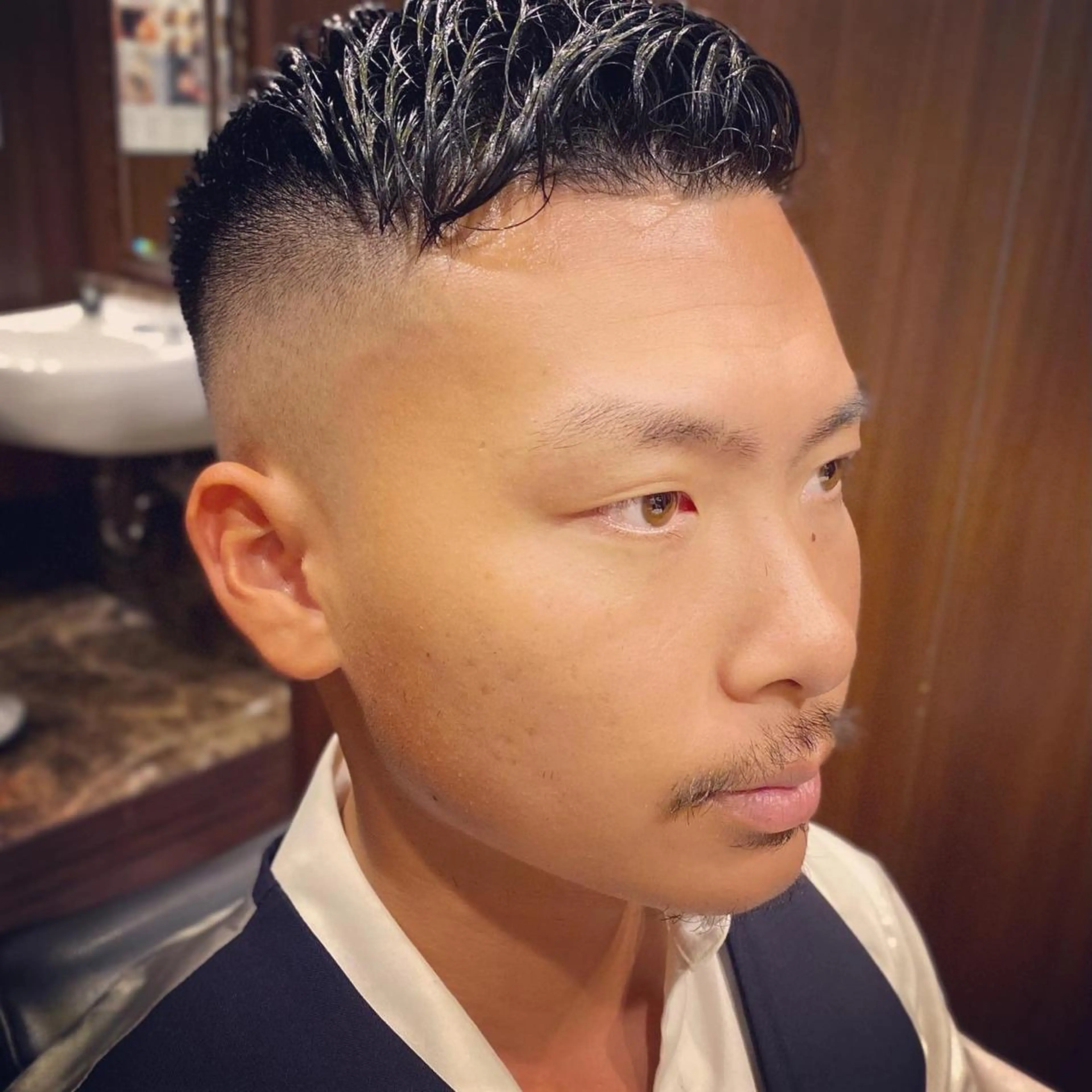 ショート メンズ 安田 遥のヘアスタイル