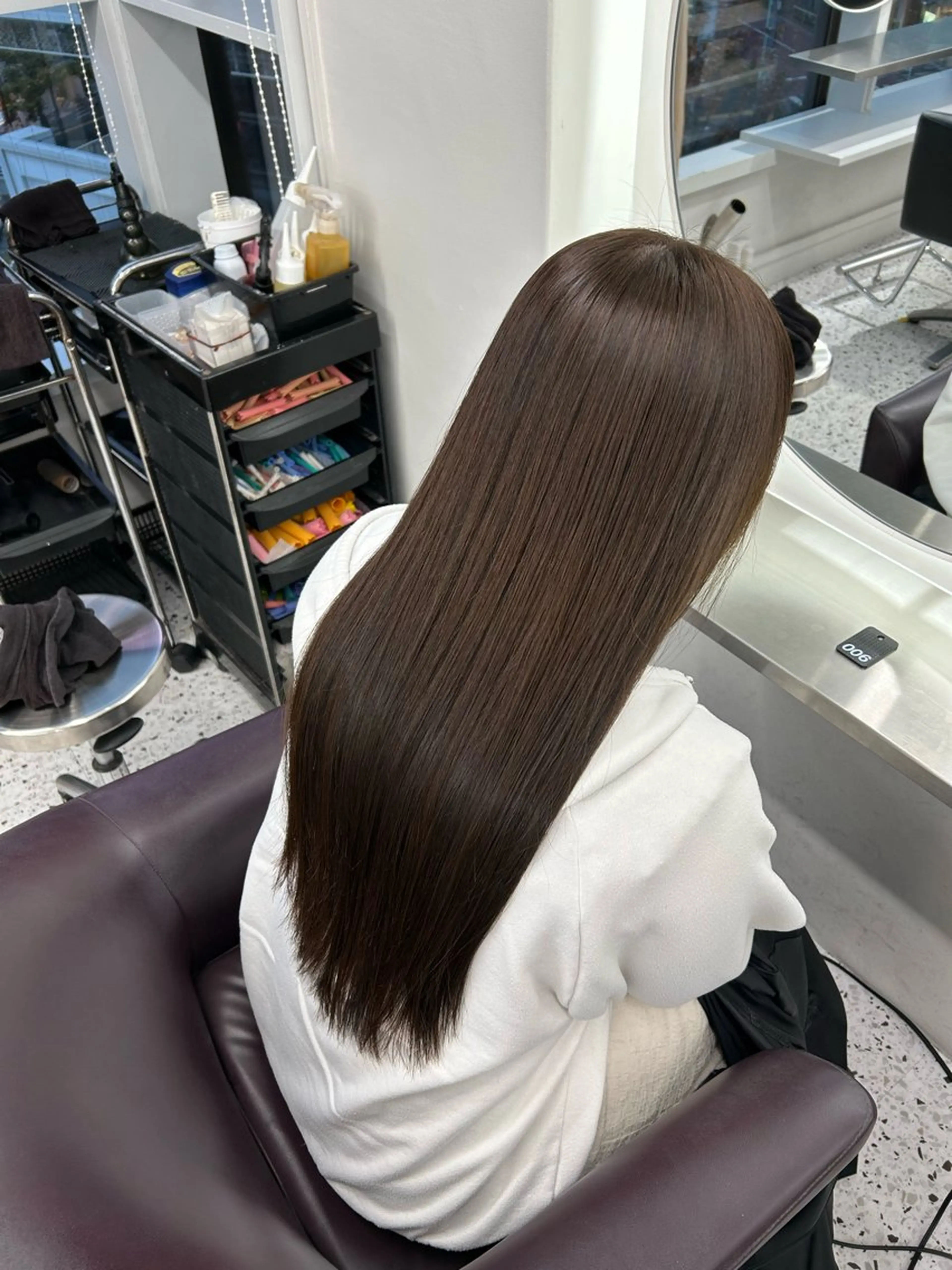 ロング カラー ヘアアレンジ 透明感カラー グレージュ arts新宿所属・🫧透明感／艶カラー 🫧Ryuseiのヘアスタイル