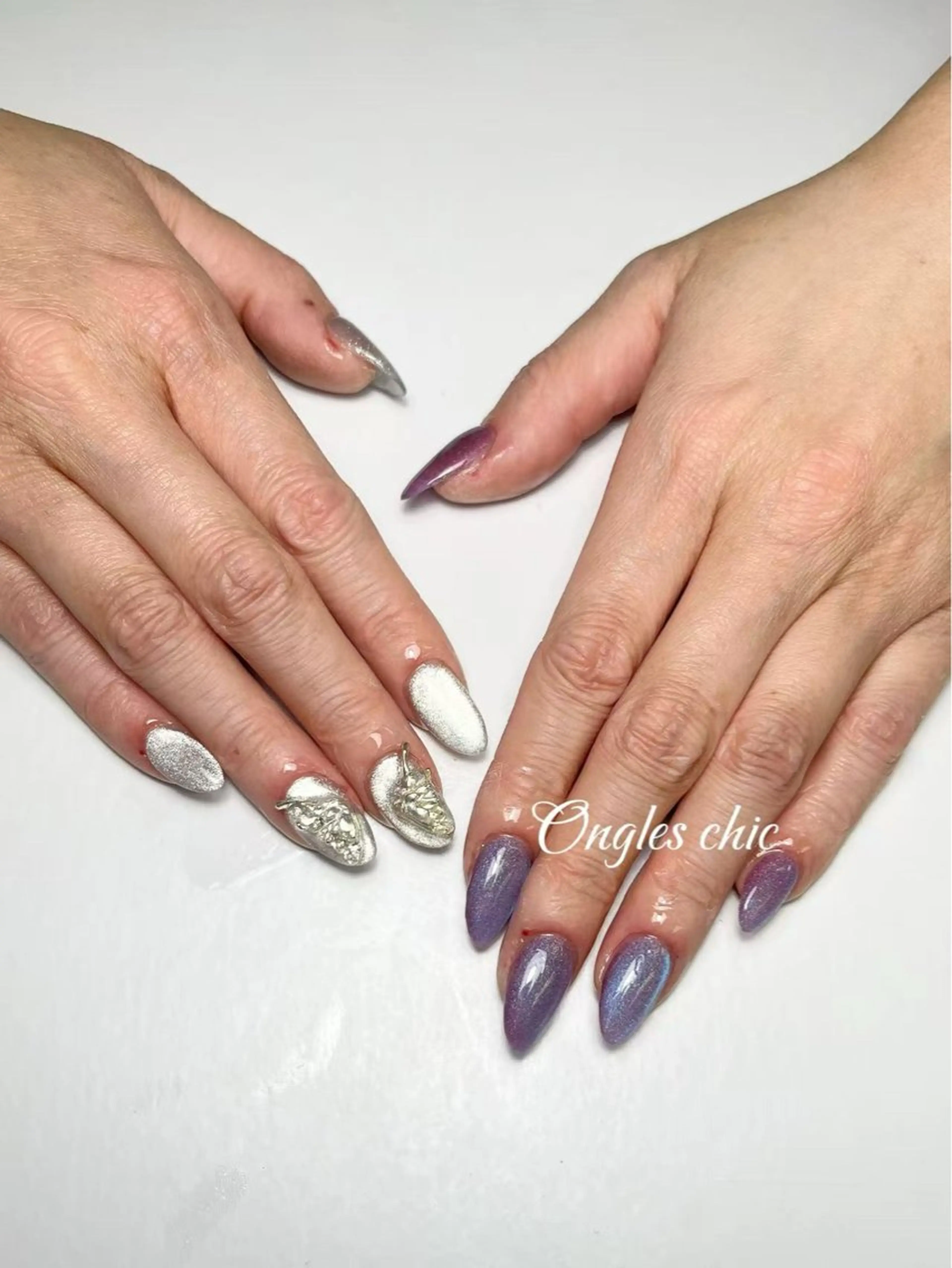 ネイル ハンドネイル ハンドケア ongles chicのネイルデザイン