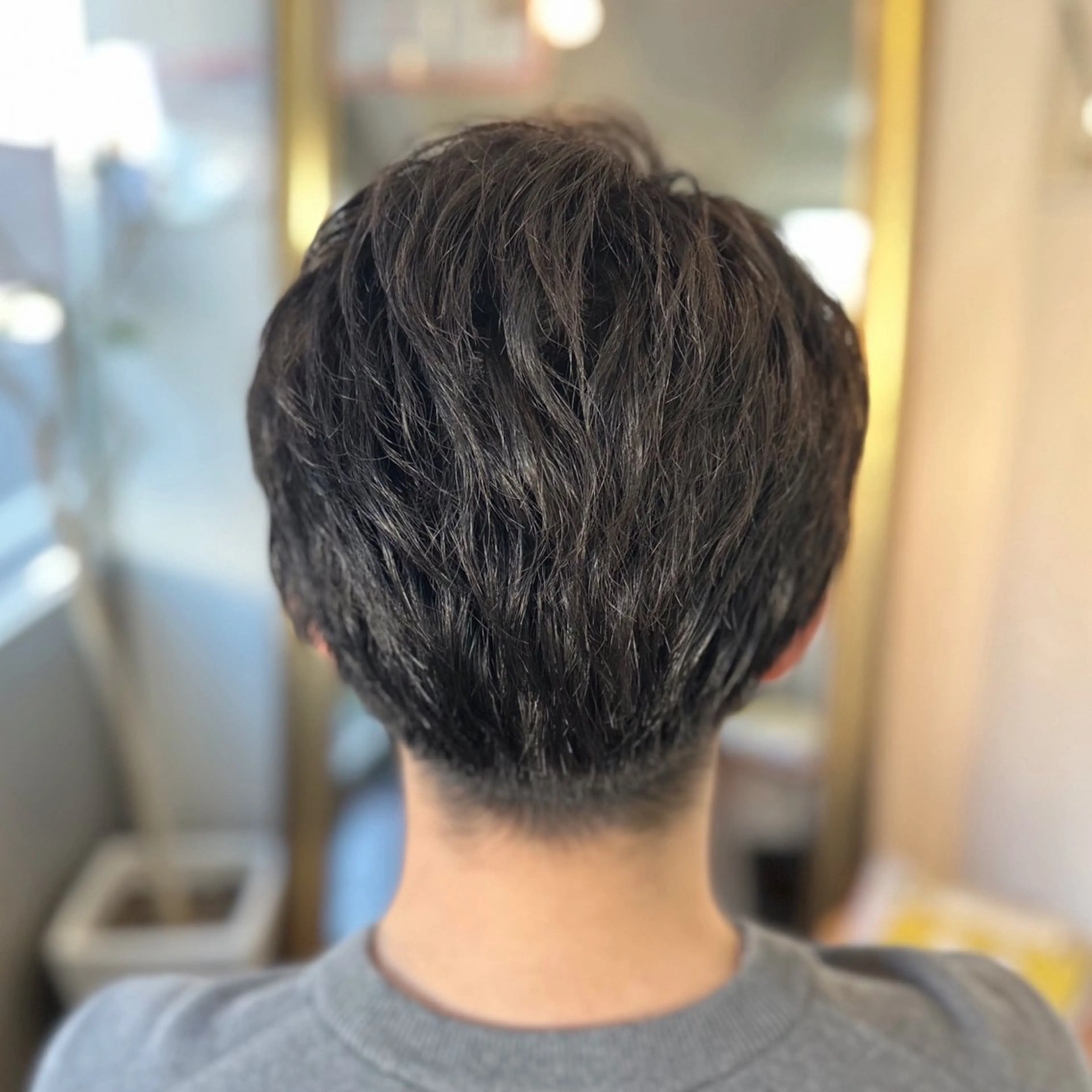 メンズ トリートメント 三原 友美のヘアスタイル