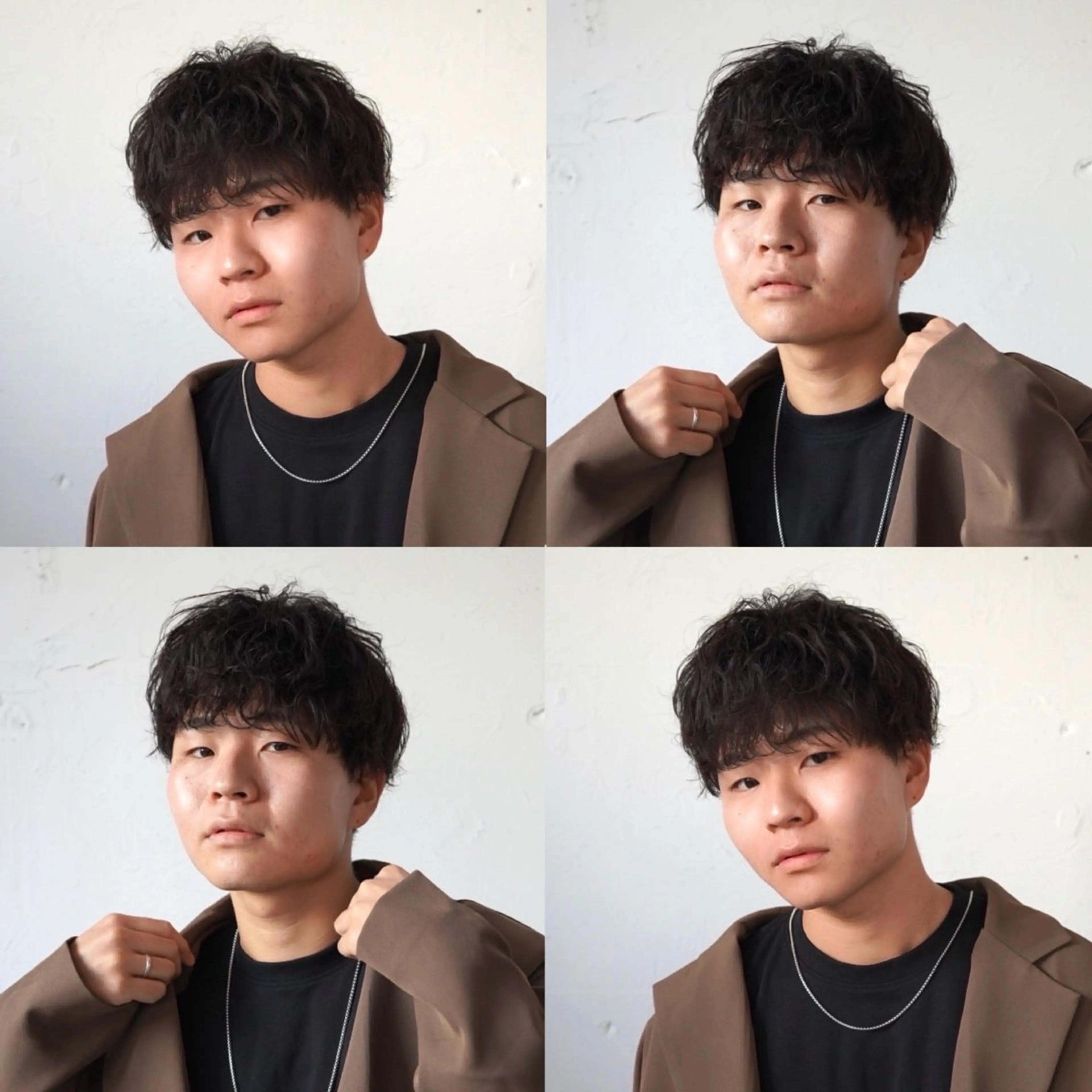 パーマ メンズ メンズハイトーン マッシュ メンズパーマ スペインカール ツイストスパイラルパーマ 茅ヶ崎パーマ特化/ スパイラル/ハルキのヘアスタイル