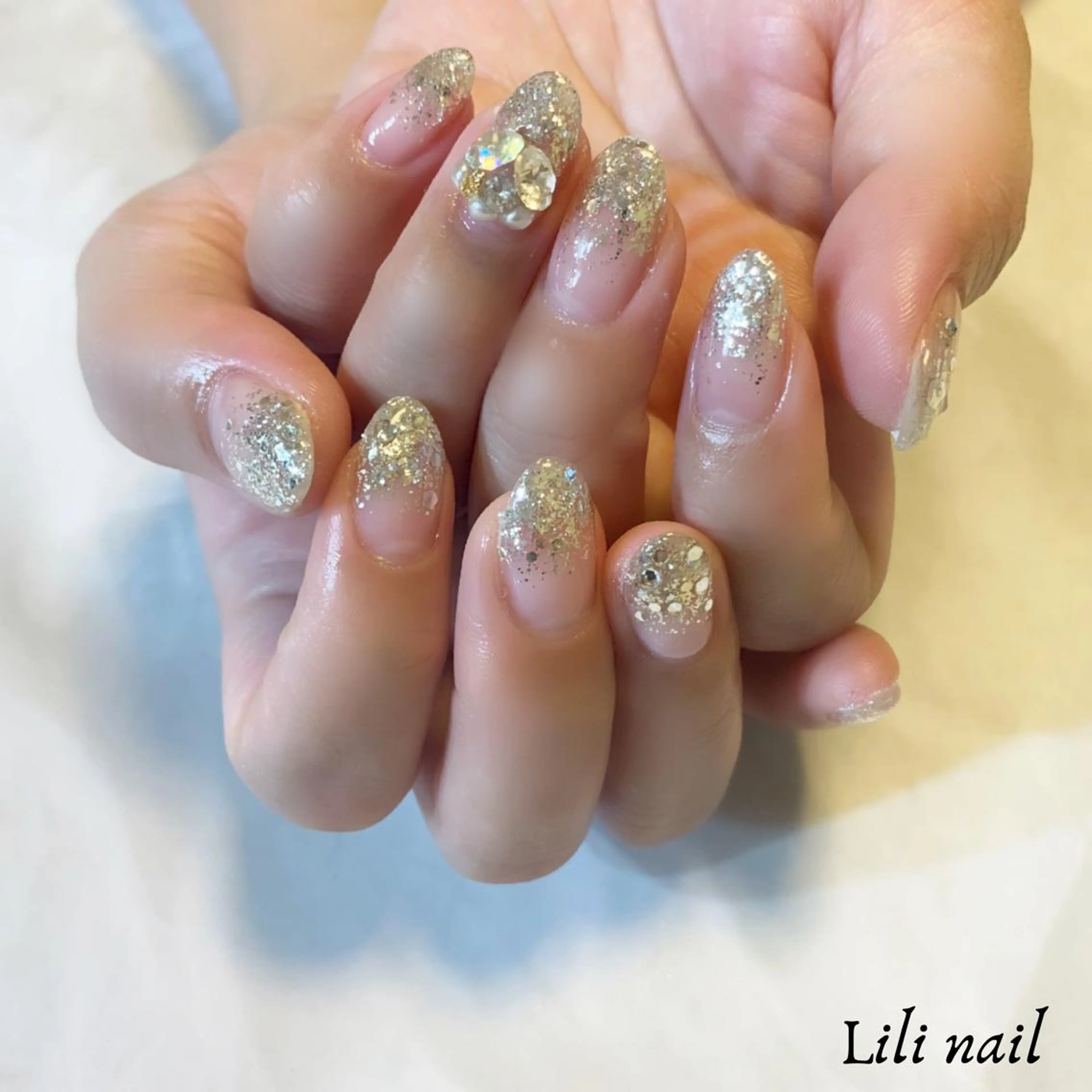ネイル キラキラネイル Lilibeauty salonのネイルデザイン