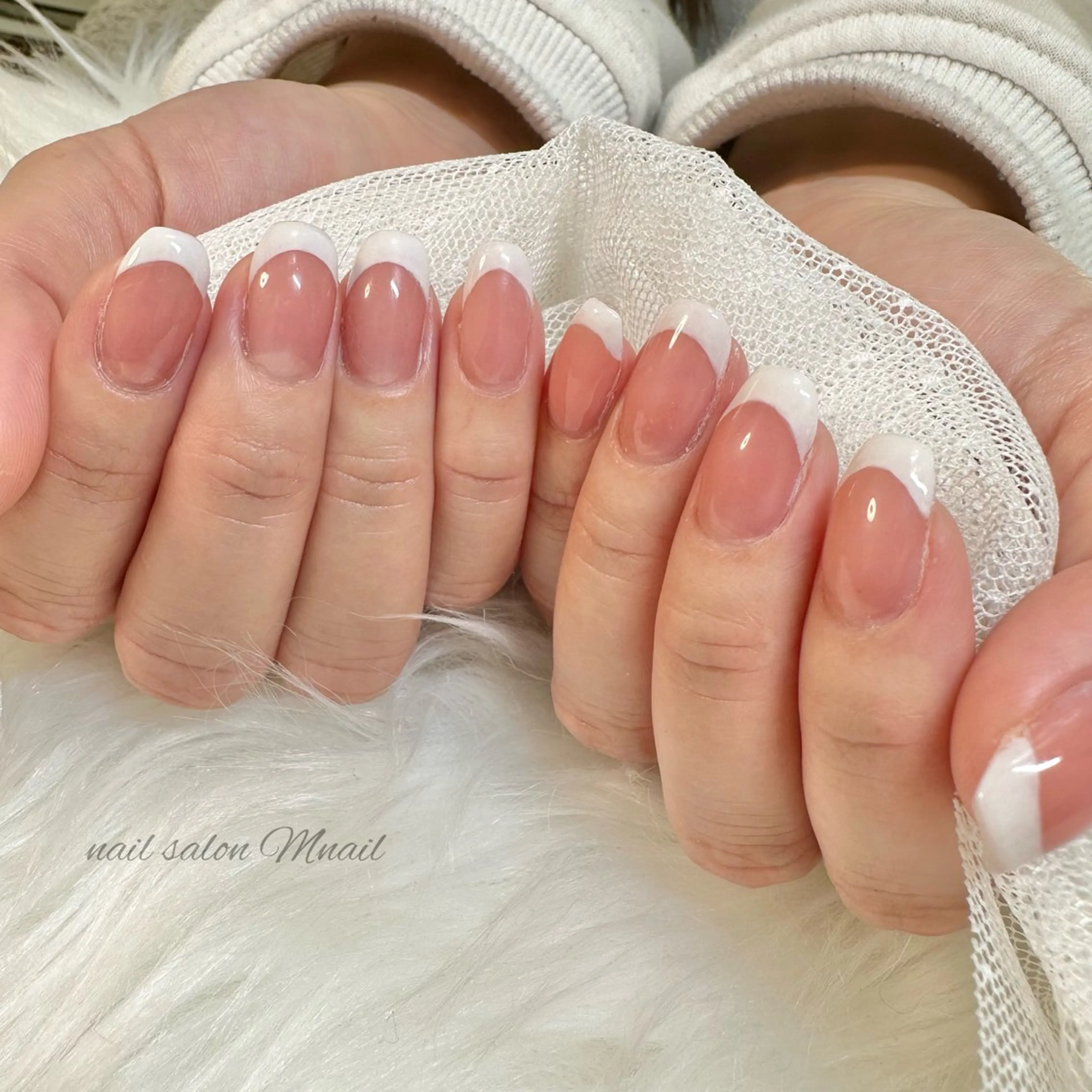 ネイル フレンチネイル Mnail ちひろのネイルデザイン