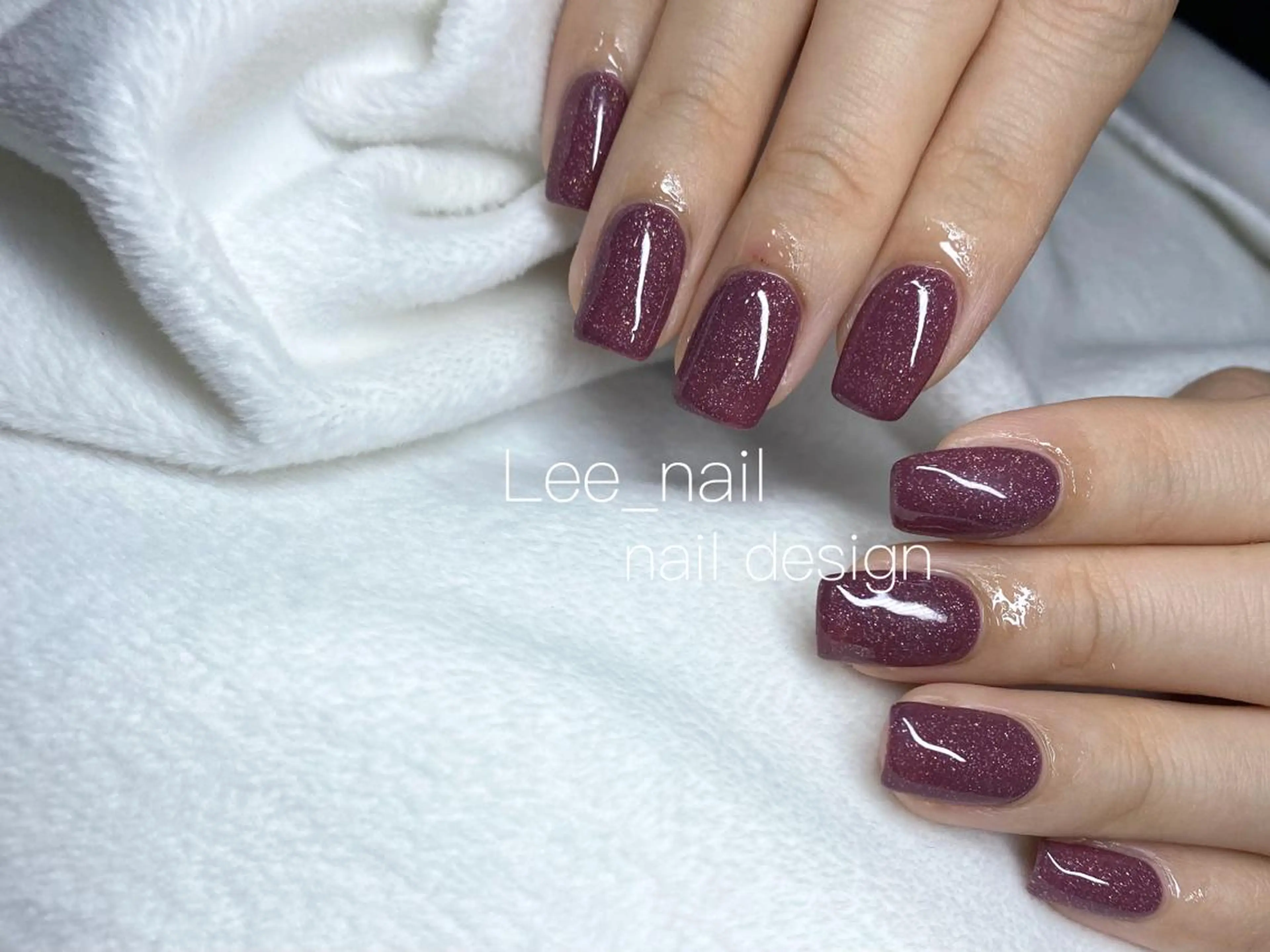 ネイル ワンカラーネイル ハンドネイル Lee_ nailのネイルデザイン