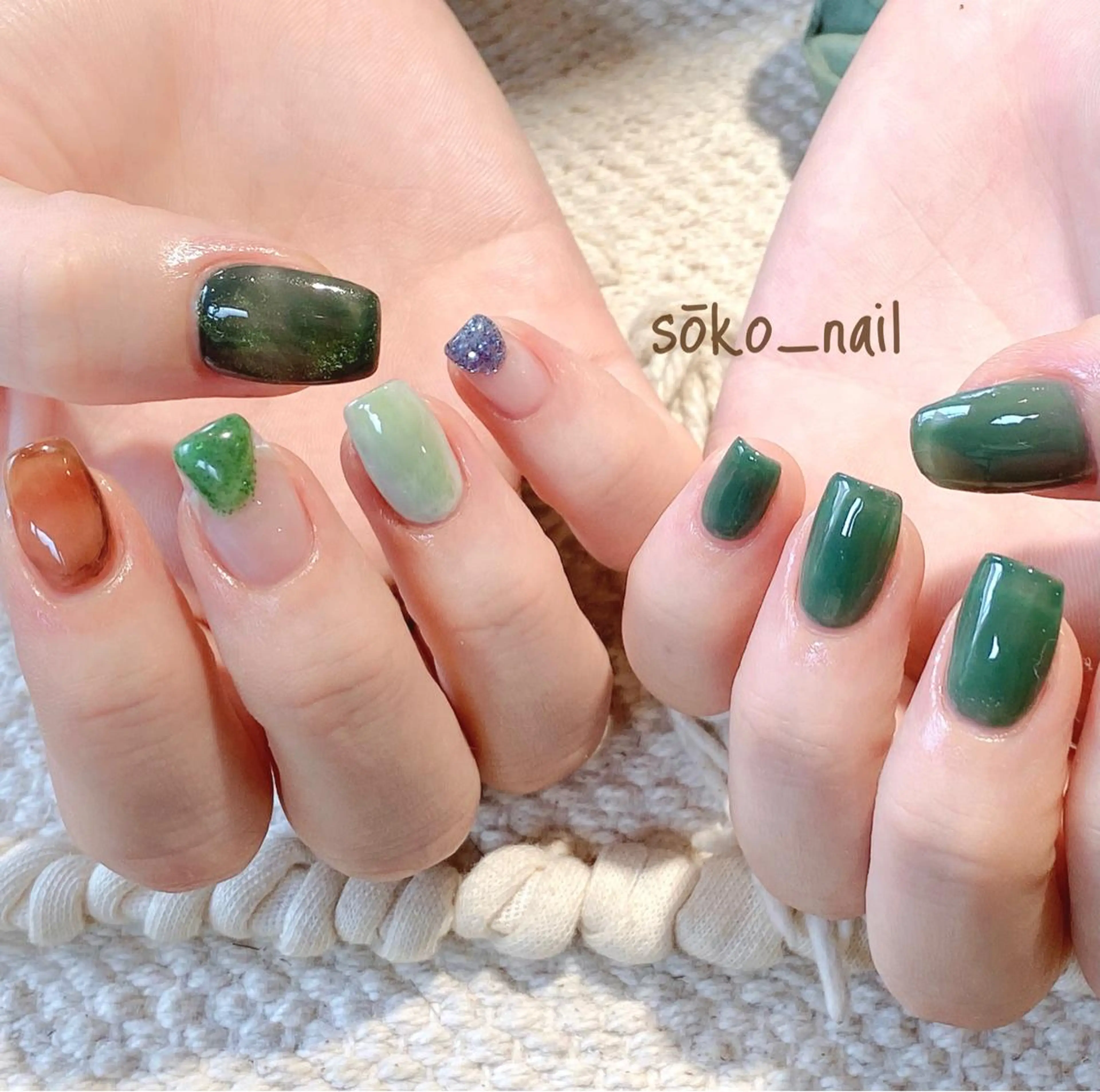 ネイル ハンドネイル megu  / sōko nailのネイルデザイン