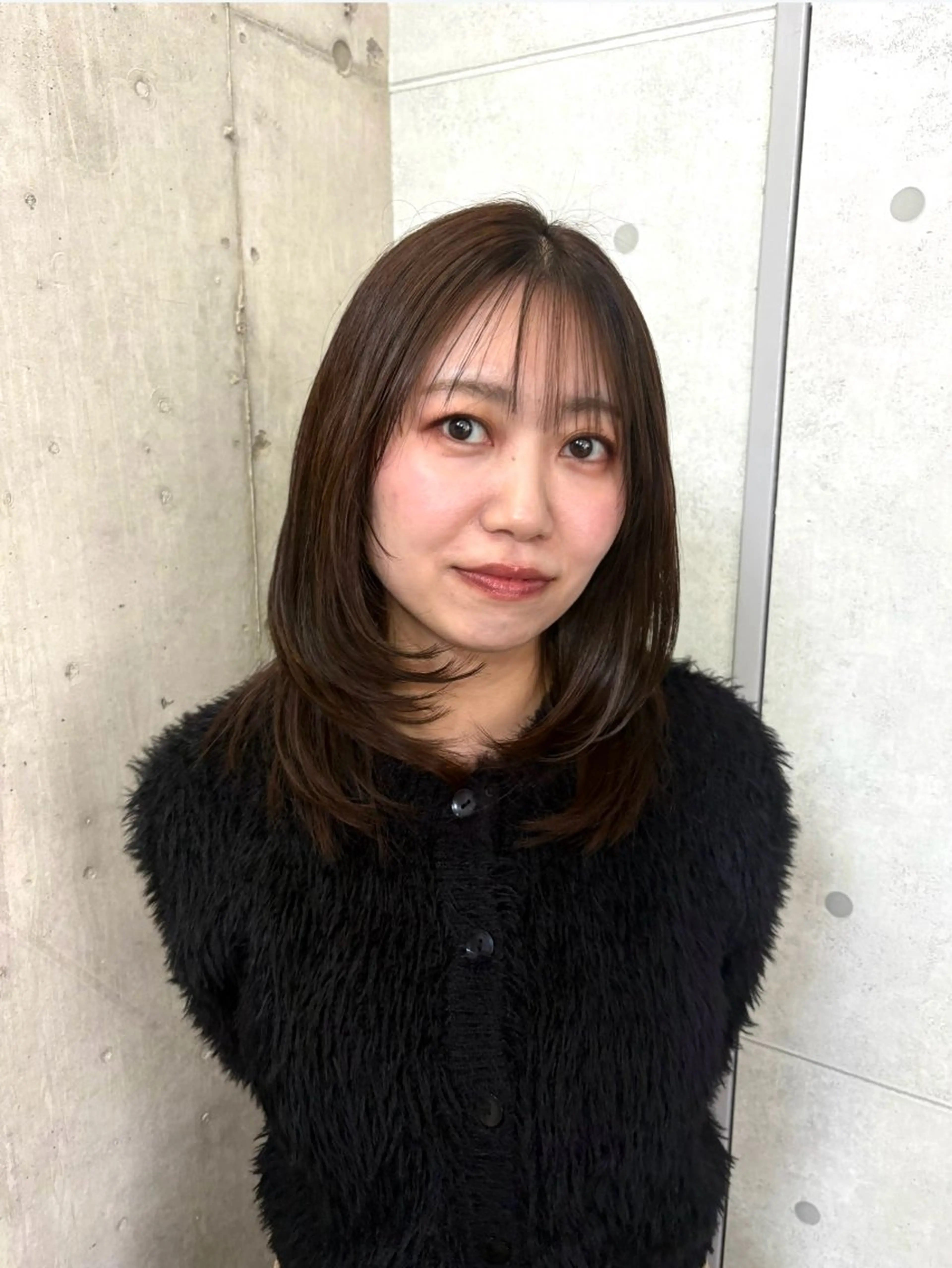 セミロング ヘアカラー 加藤志保 🎗️🫧モデル募集のヘアスタイル