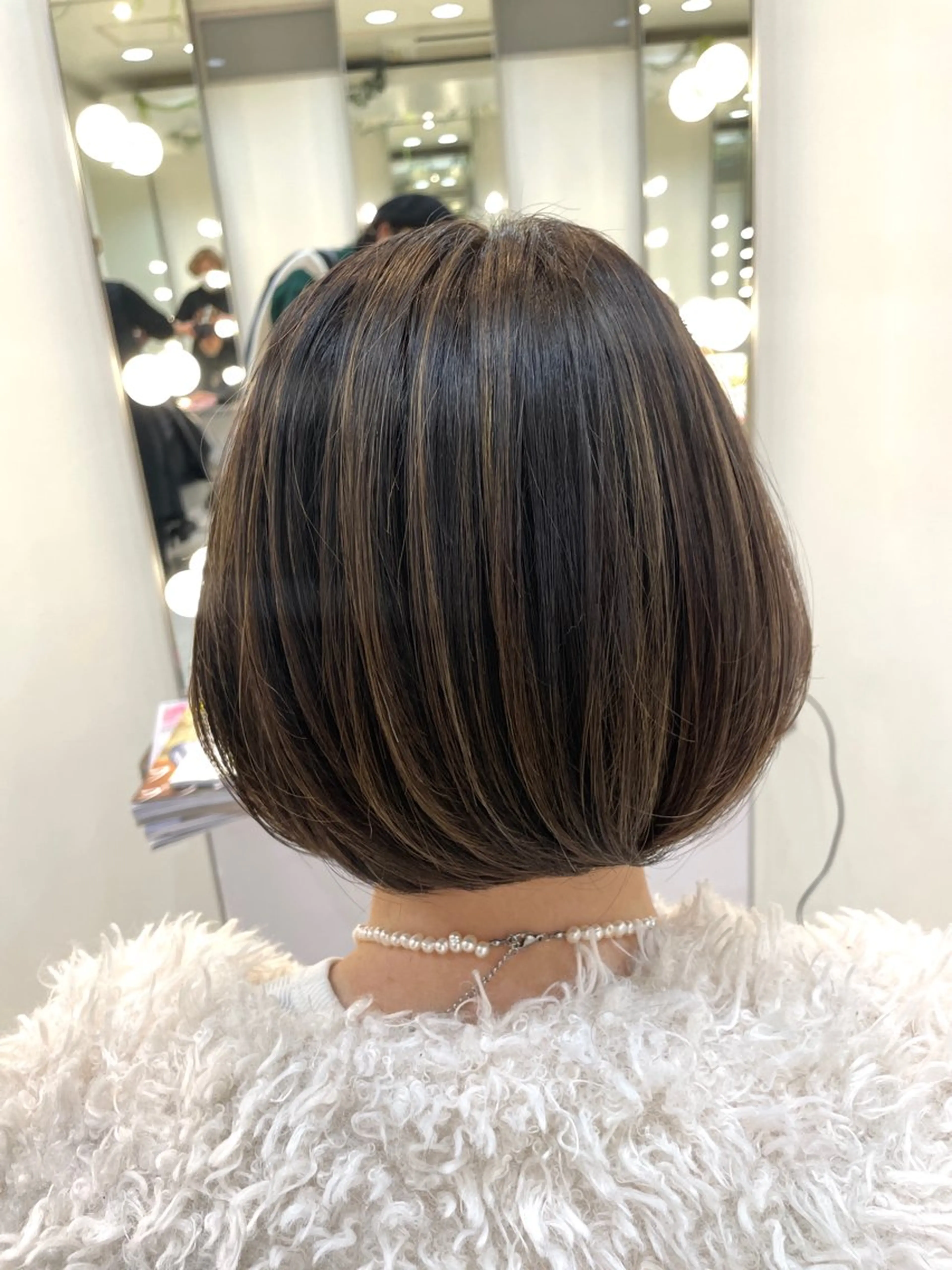 ショート ワンレンボブ ハンサムショート ボブ 髪質改善 レイヤーカット salowin suite 柏所属・髪質改善専門 YOSHIのヘアスタイル