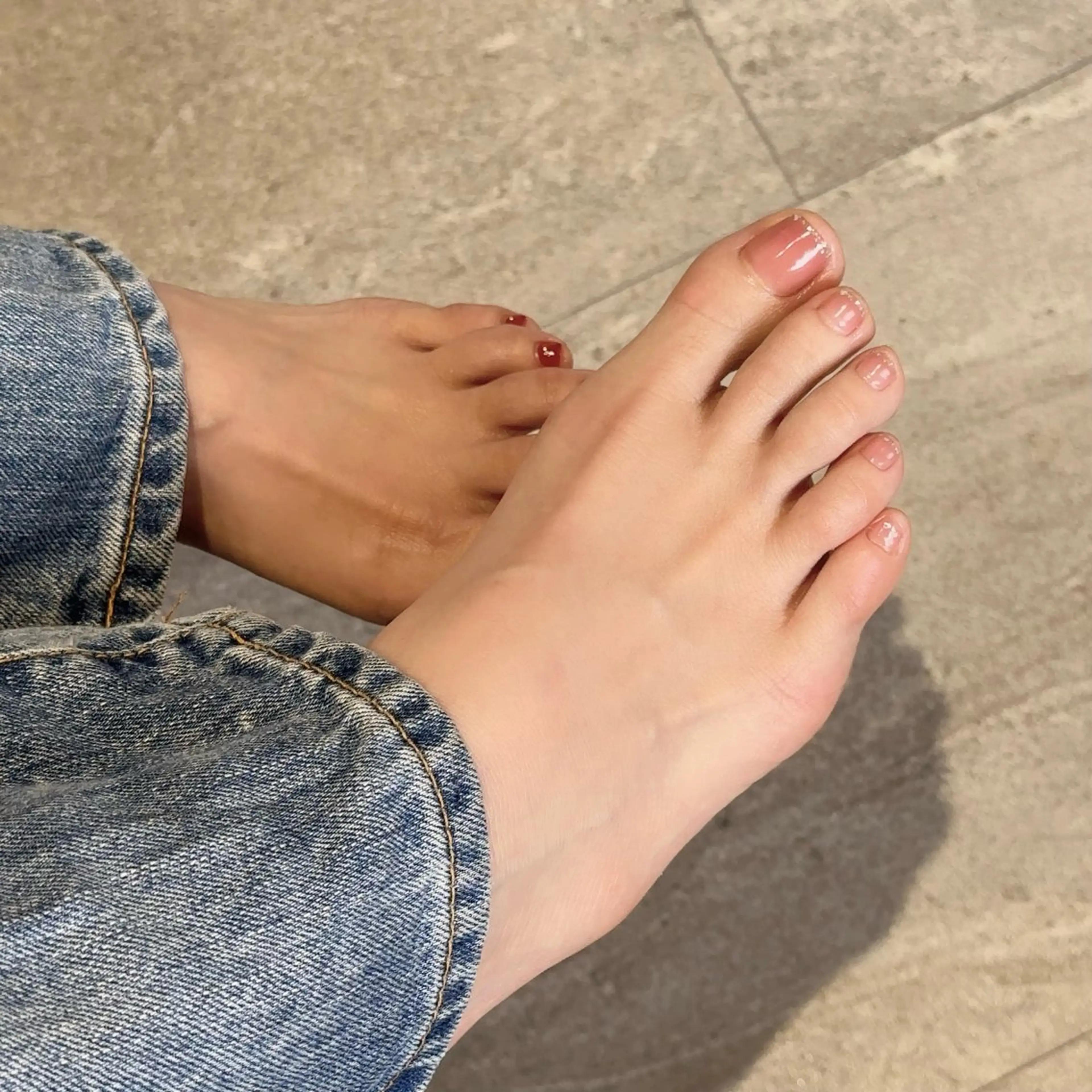 ネイル ドット フットネイル ジェルネイル メンズネイル パラジェル enn.《エンドット》所属・enn. 【眉毛/ネイル】のネイルデザイン