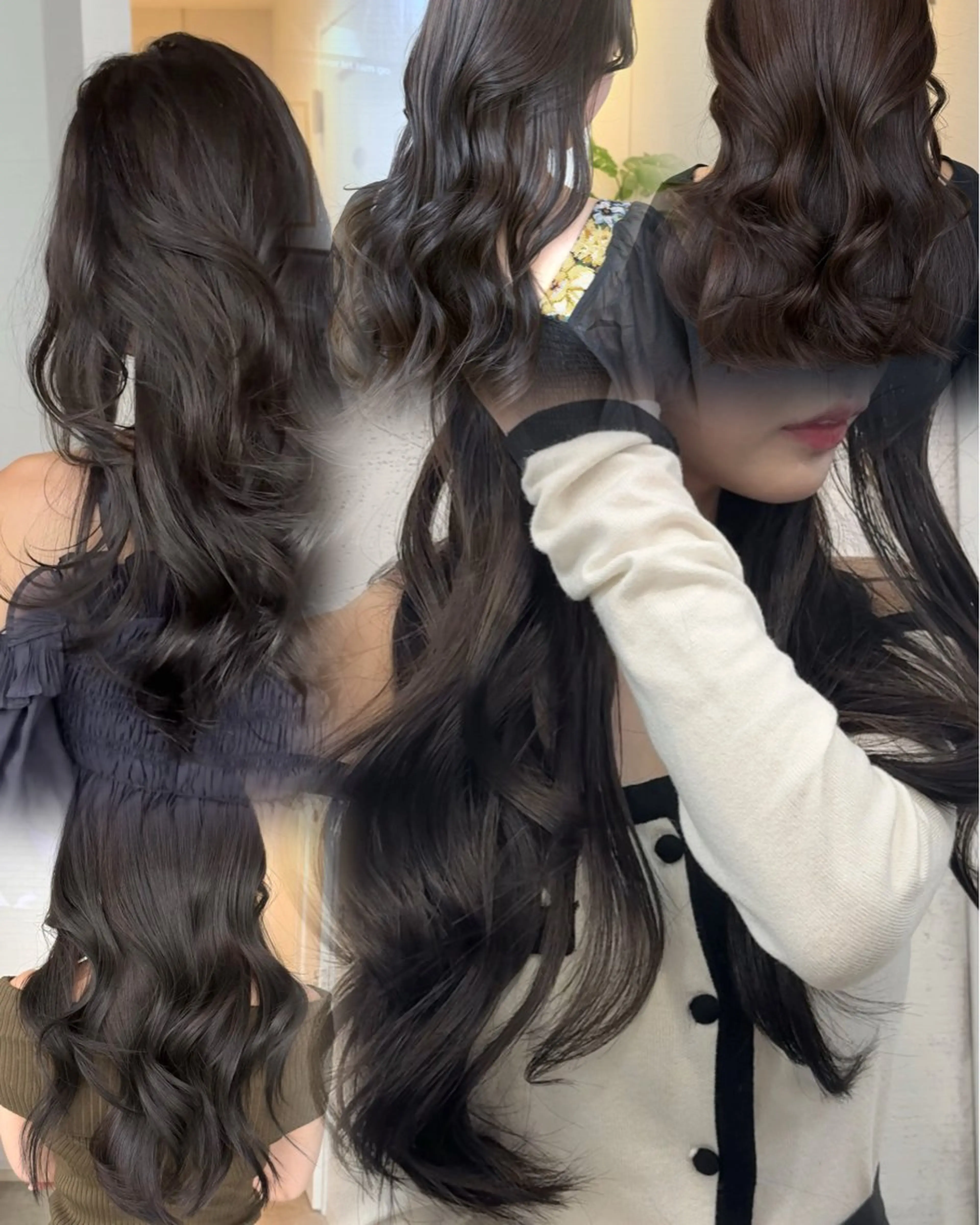 セミロング カラー カット ヘアカラー トリートメント 池袋髪質改善 タニグチのヘアスタイル