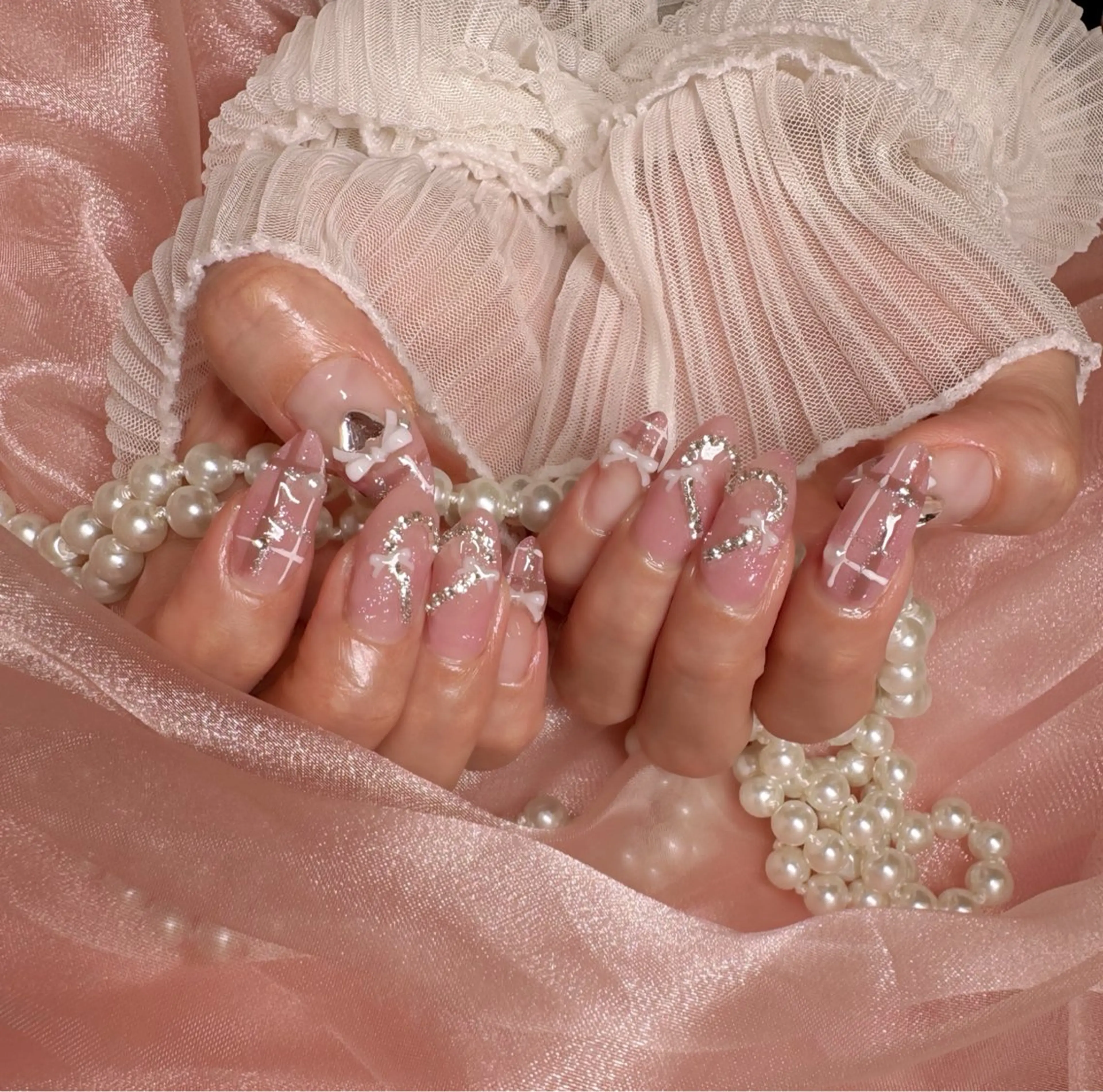 ネイル ピンク ハンドネイル Nail Salon macherieのネイルデザイン