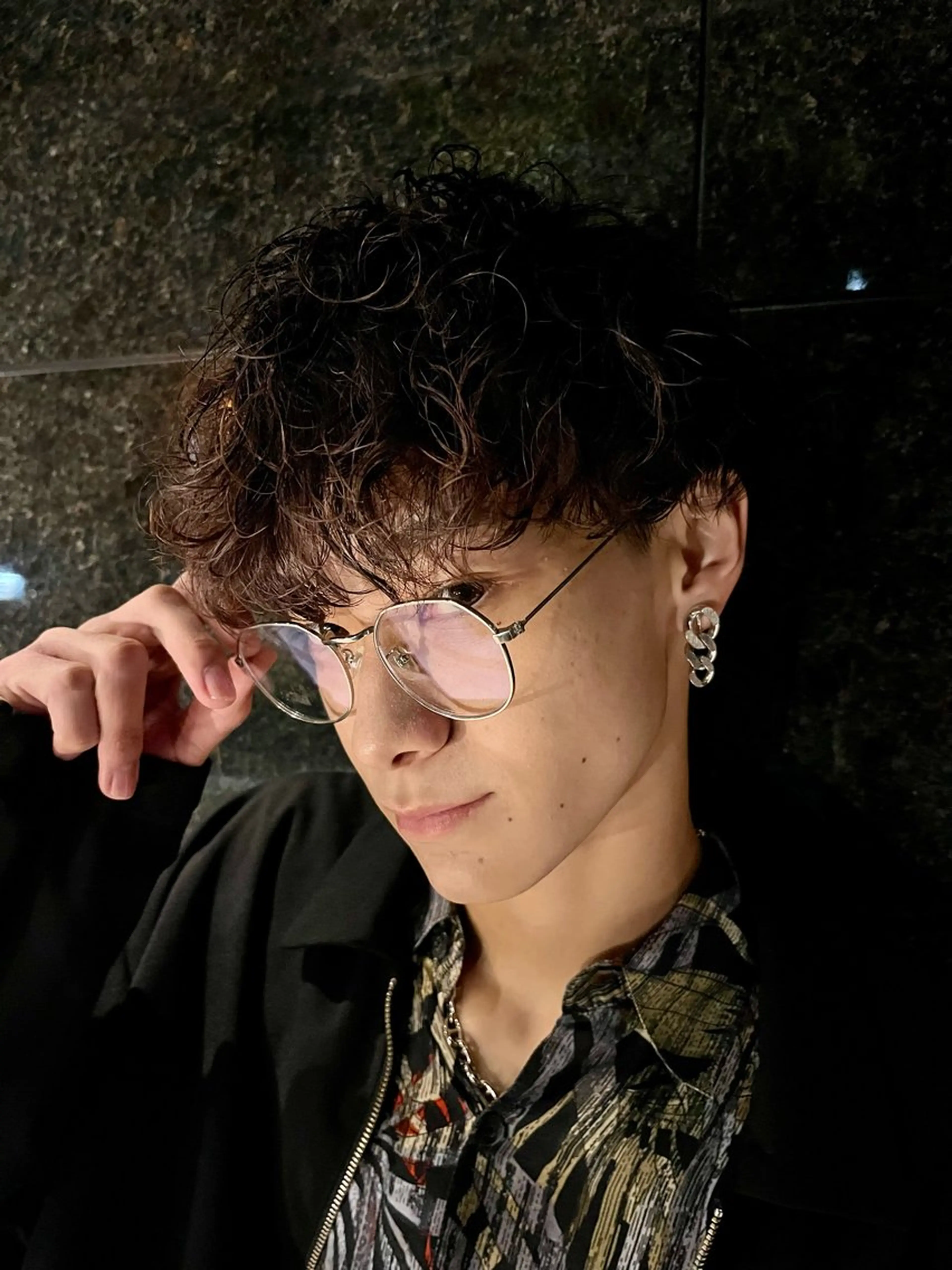 パーマ メンズ フェザーパーマメンズ ツイスパ京都駅前のヘアスタイル