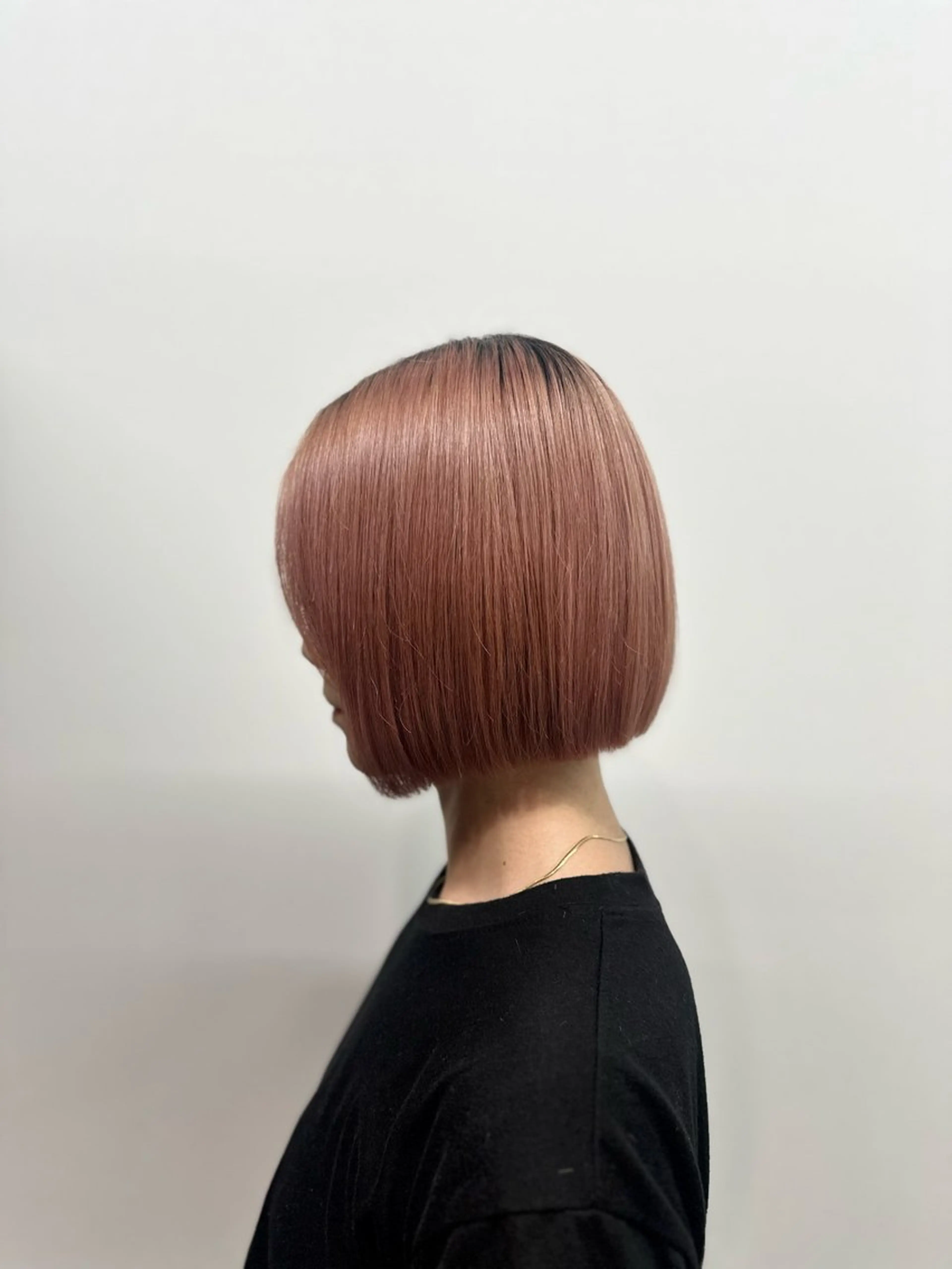 ミディアム 縮毛矯正Rina🩶 銀座のヘアスタイル