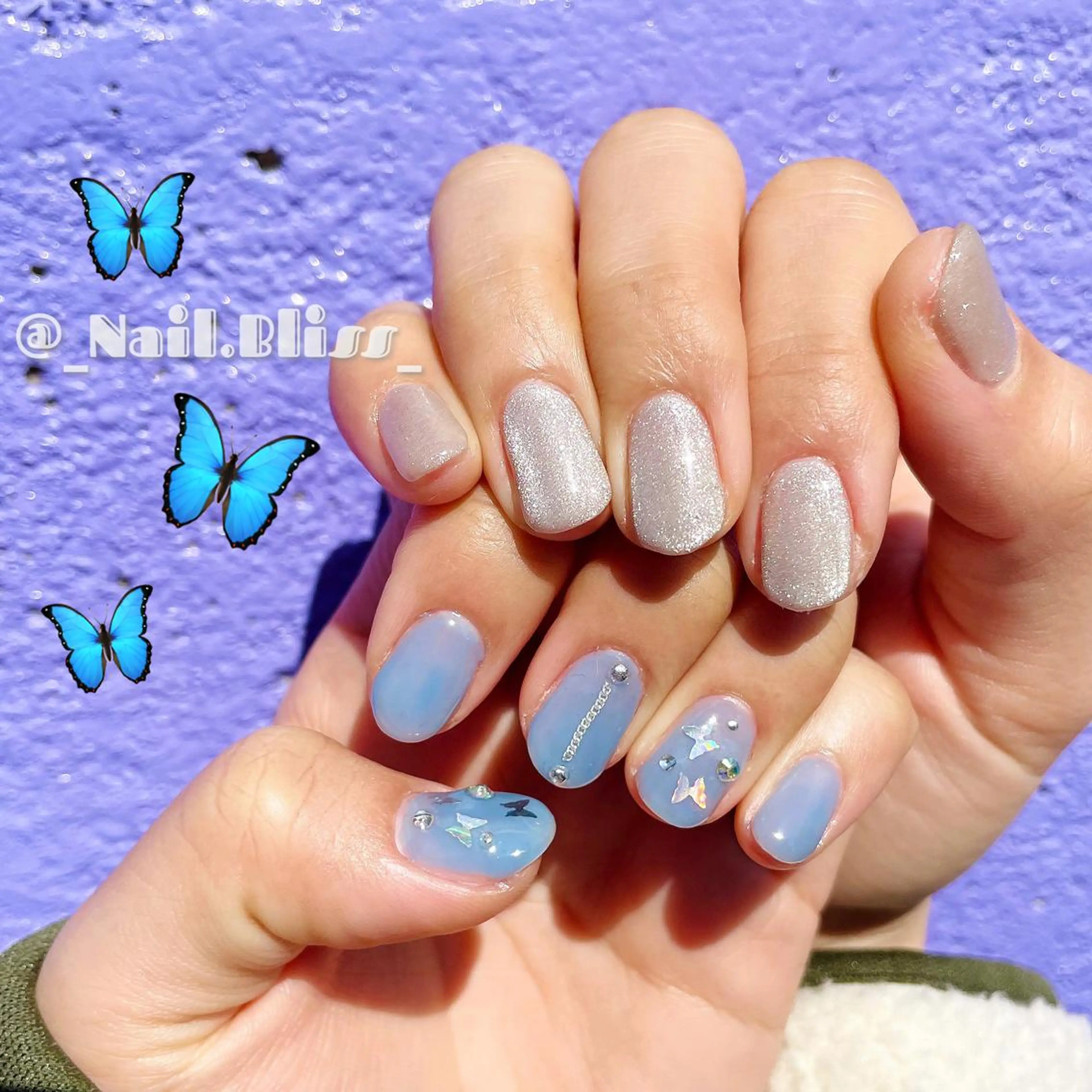 ネイル マグネットネイル ハンドネイル NAIL BLISSのネイルデザイン