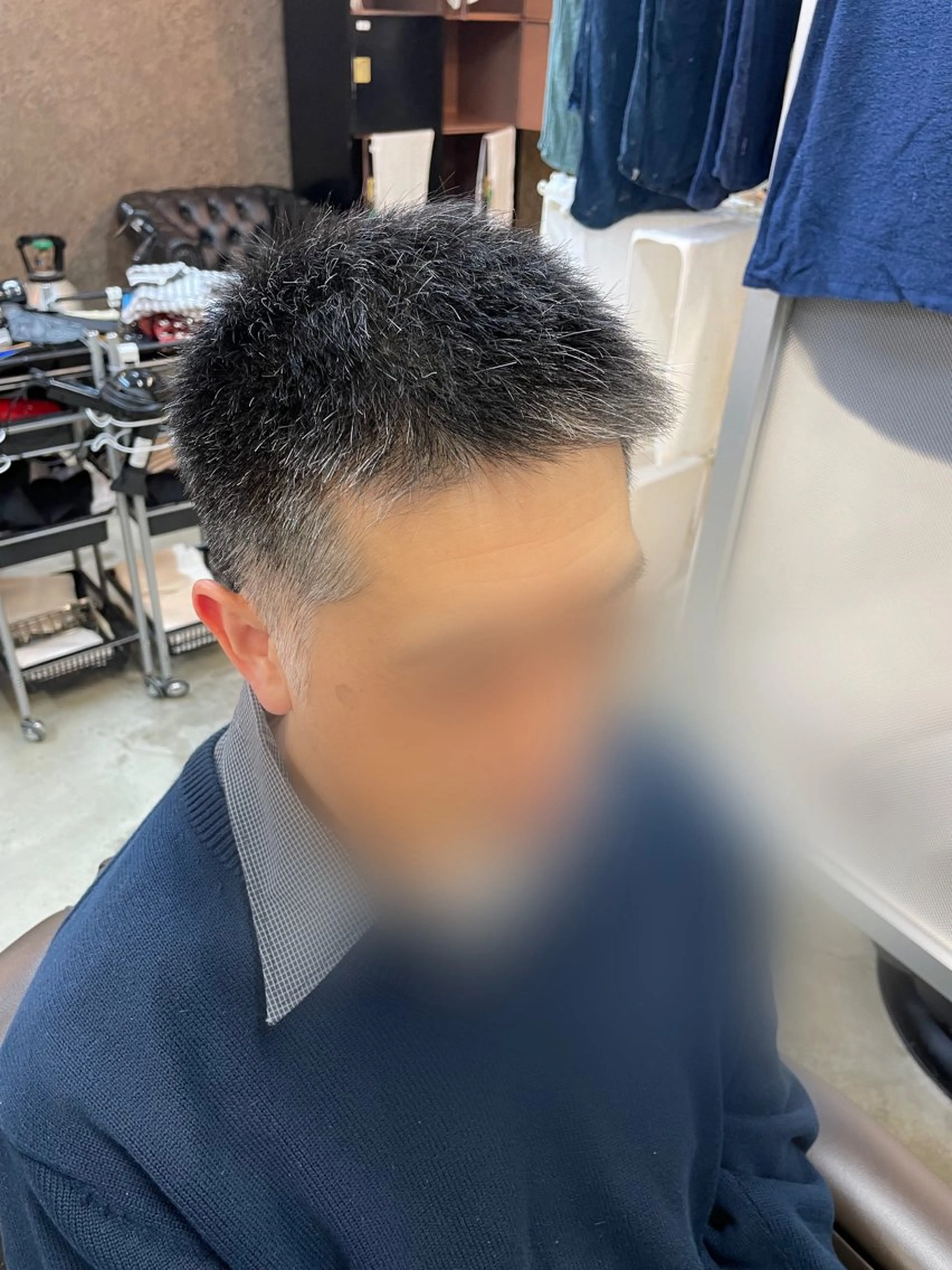 ショート メンズ メンズパーマ特化 カバヤマ　リョウのヘアスタイル