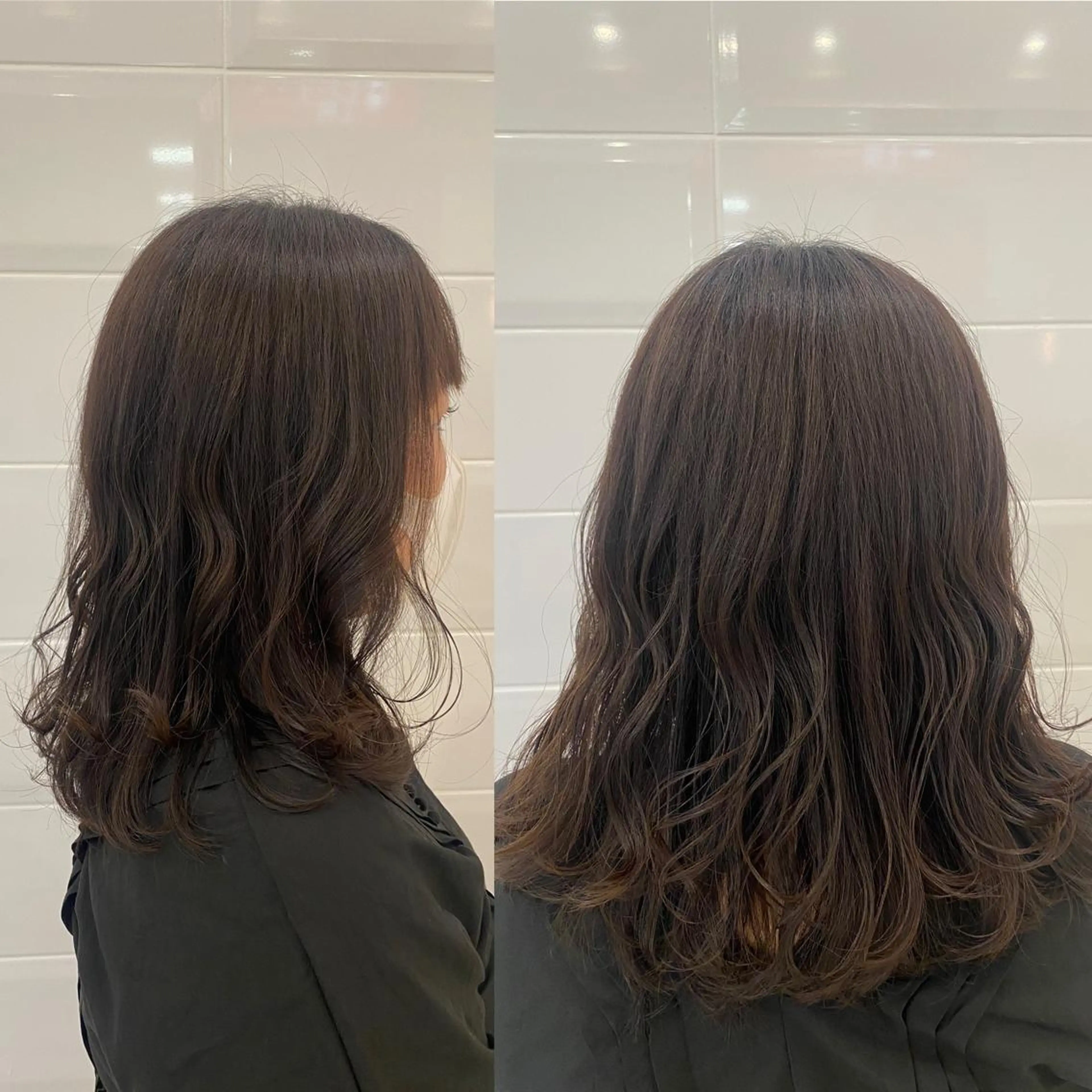 ミディアム 竹内 美貴のヘアスタイル