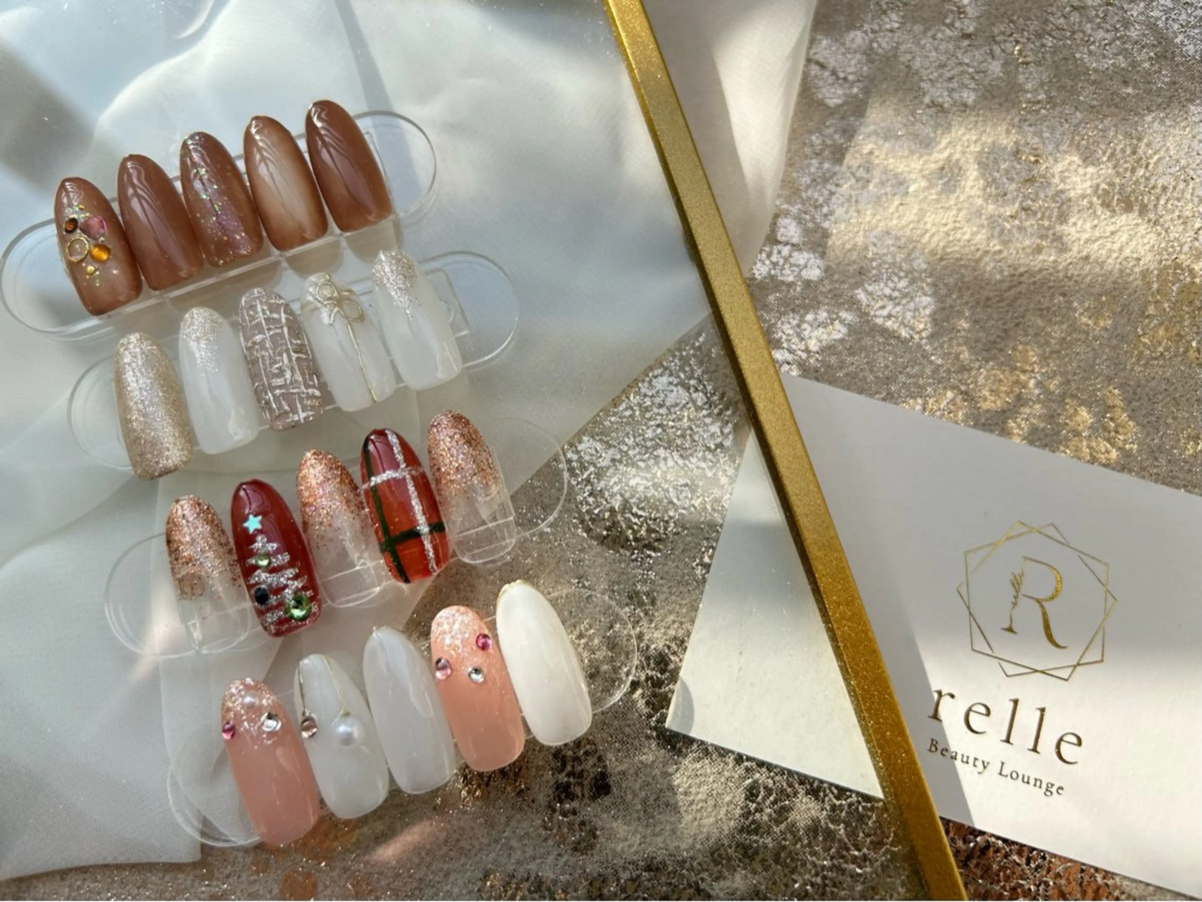 ネイル 冬ネイル クリスマス Beauty Lounge relle(リル)所属・Ono Yuna relleのネイルデザイン