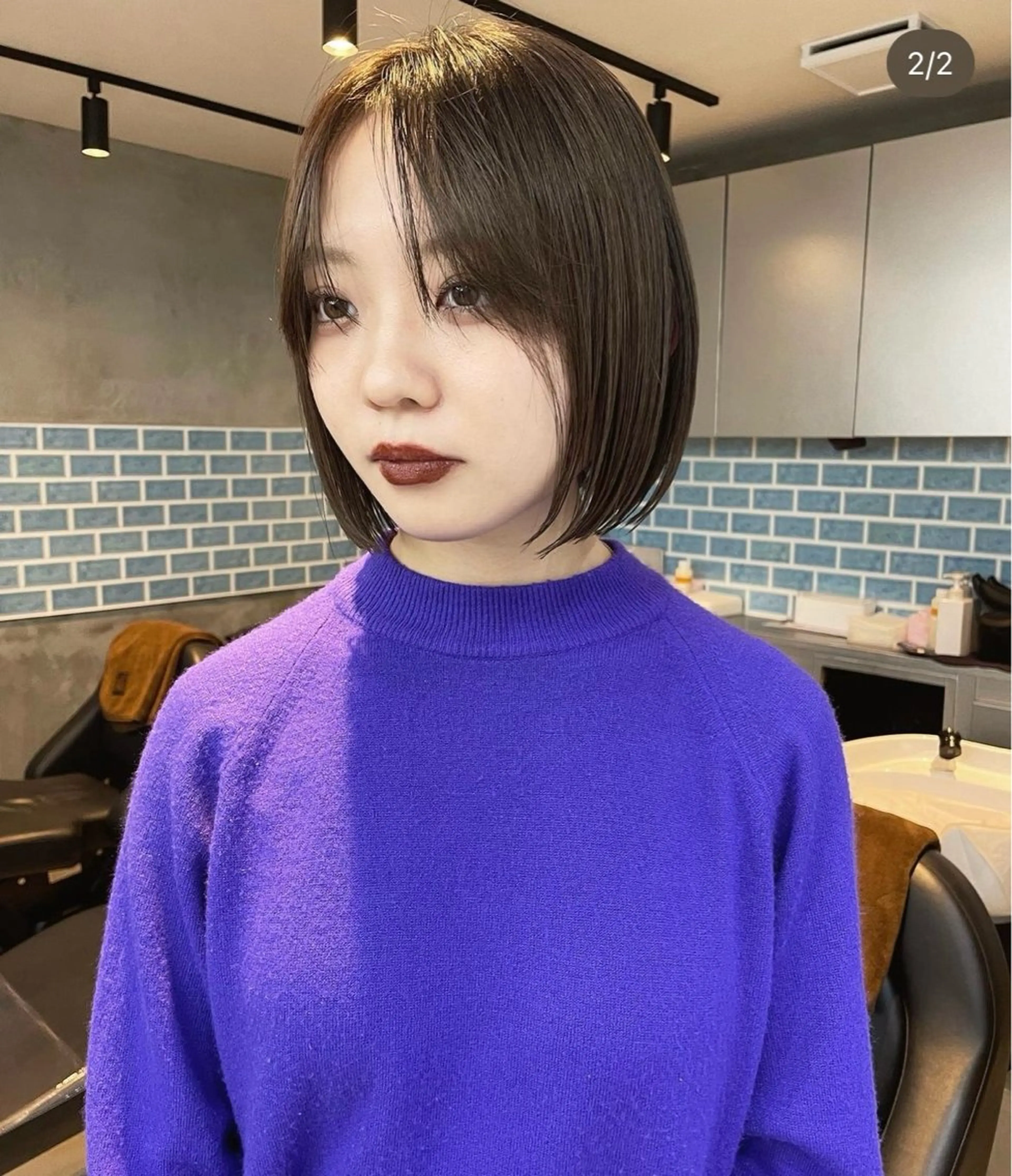 ショート カラー 似合わせカット✂︎ りょお🫧のヘアスタイル