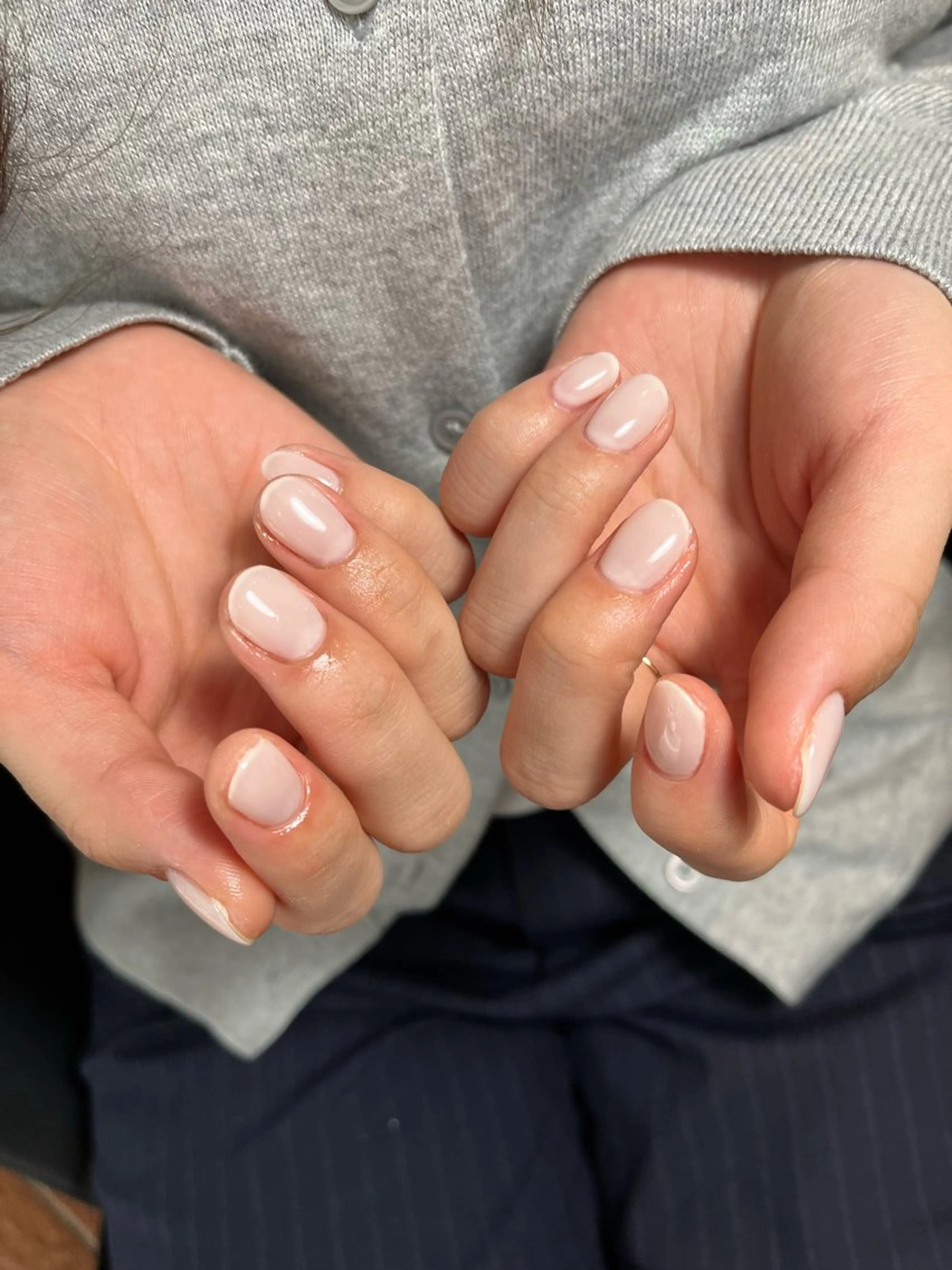 ネイル ワンカラーネイル ホワイト ハンドネイル ballie／小野原 なつみのネイルデザイン