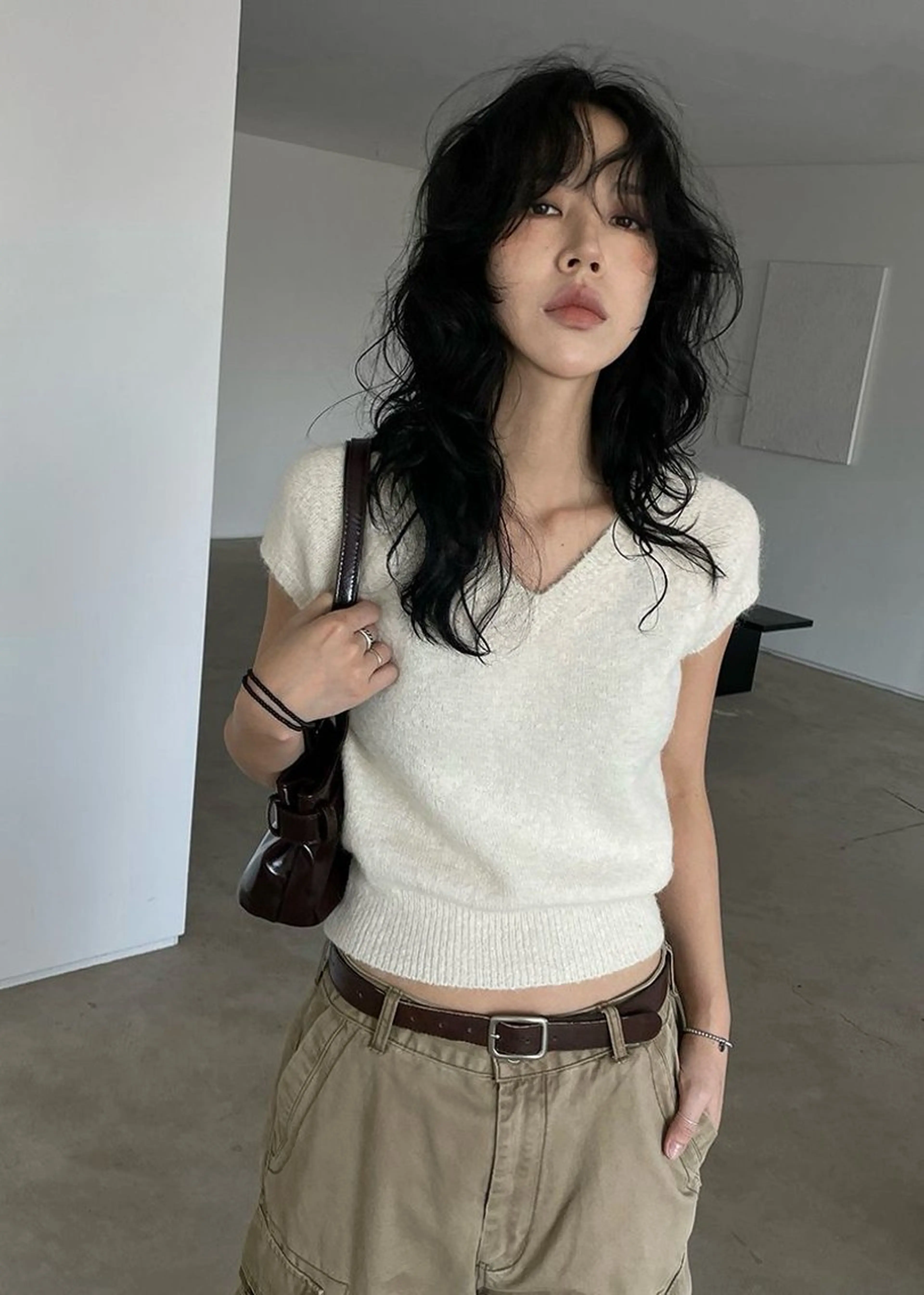 セミロング カット パーマ カザマ🪡🧵/パー マ/デジタルパーマのヘアスタイル