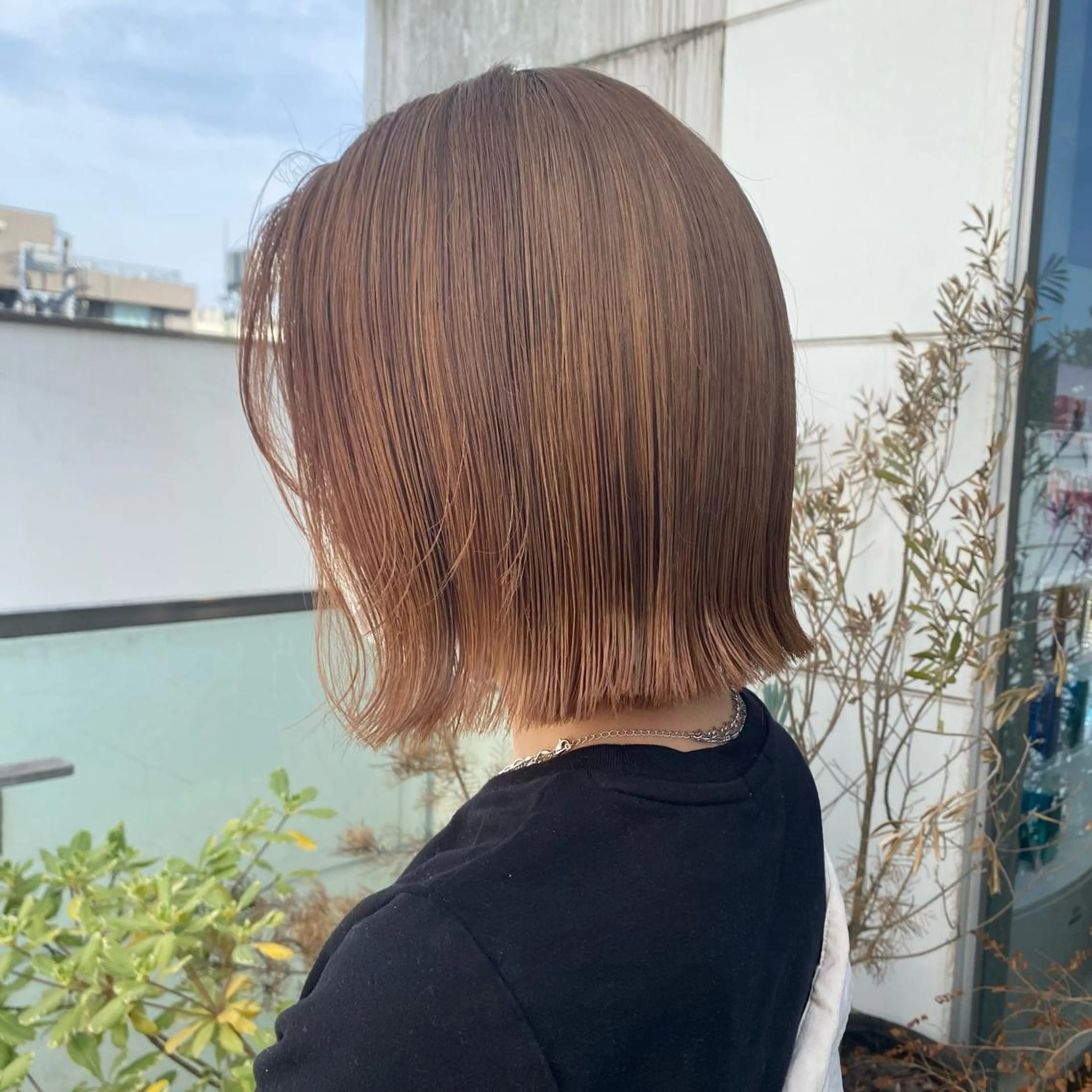 ショート カラー ヘアアレンジ ベージュカラー カット ヘアカラー トリートメント ヘッドスパ ヘアセット 押切 響　のヘアスタイル