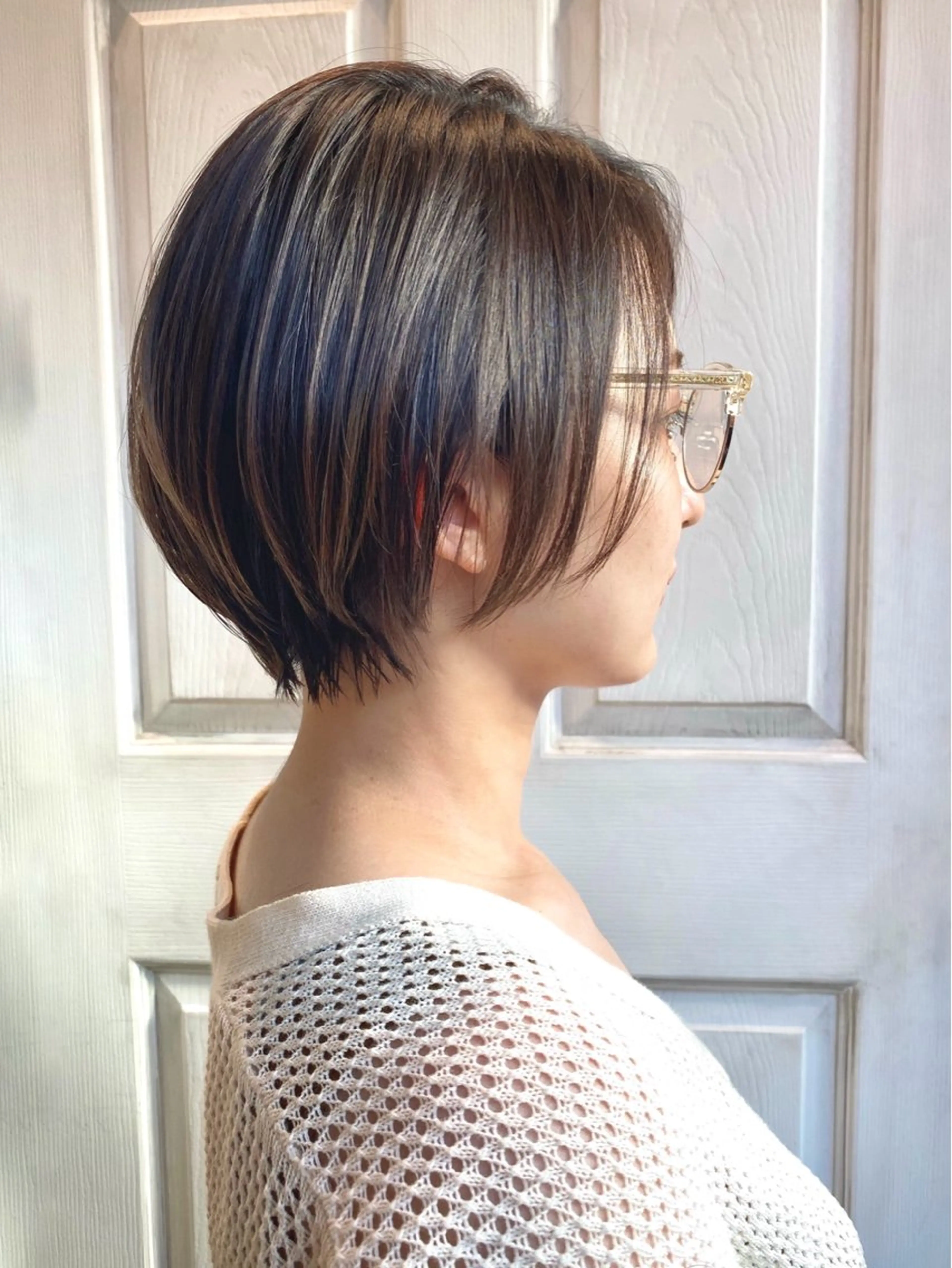 ショート 顔周りカット ショートヘア カット 千 田のヘアスタイル