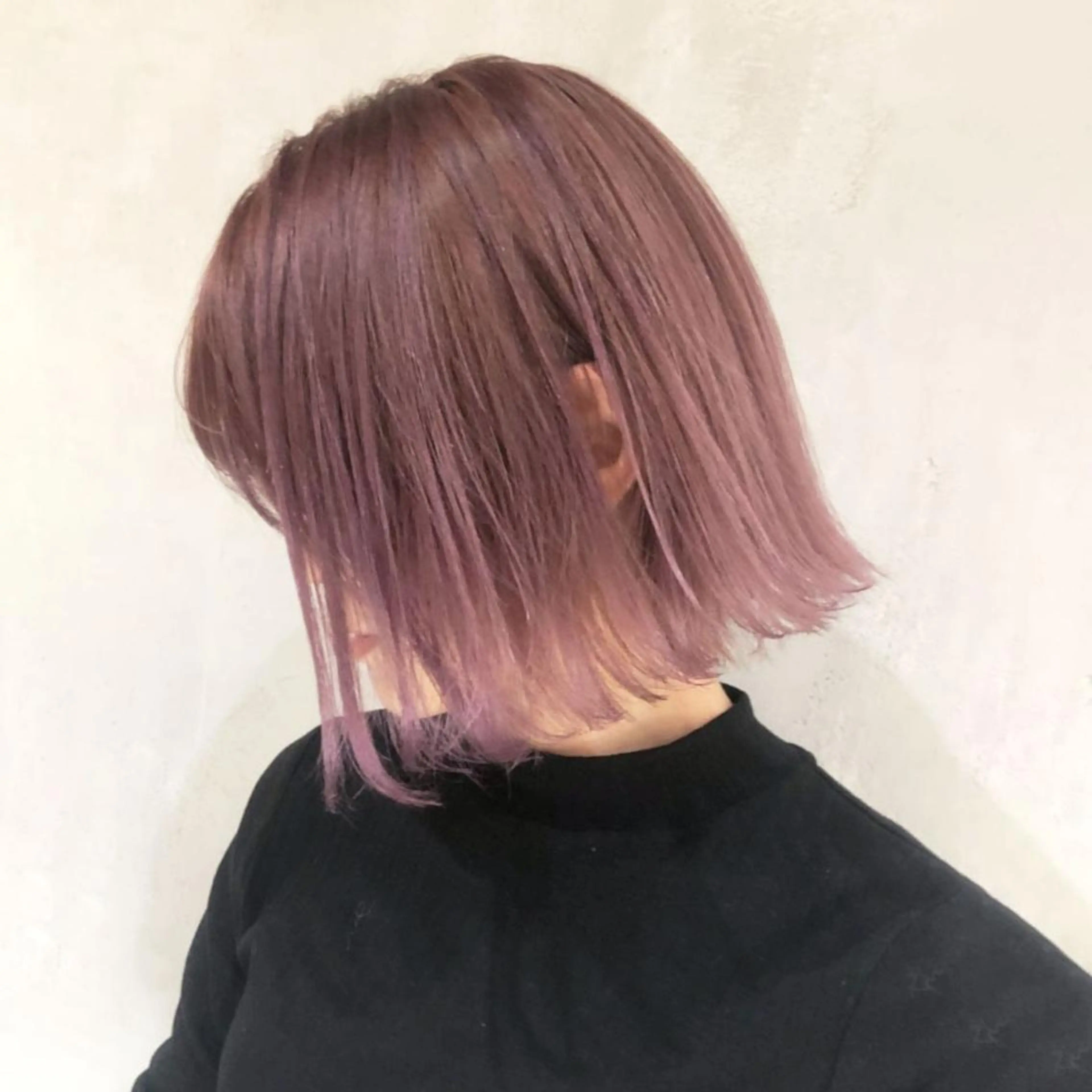 ショート カラー パーマ ヘアアレンジ ピンクカラー カット ITbyALBUM 中野店のヘアスタイル