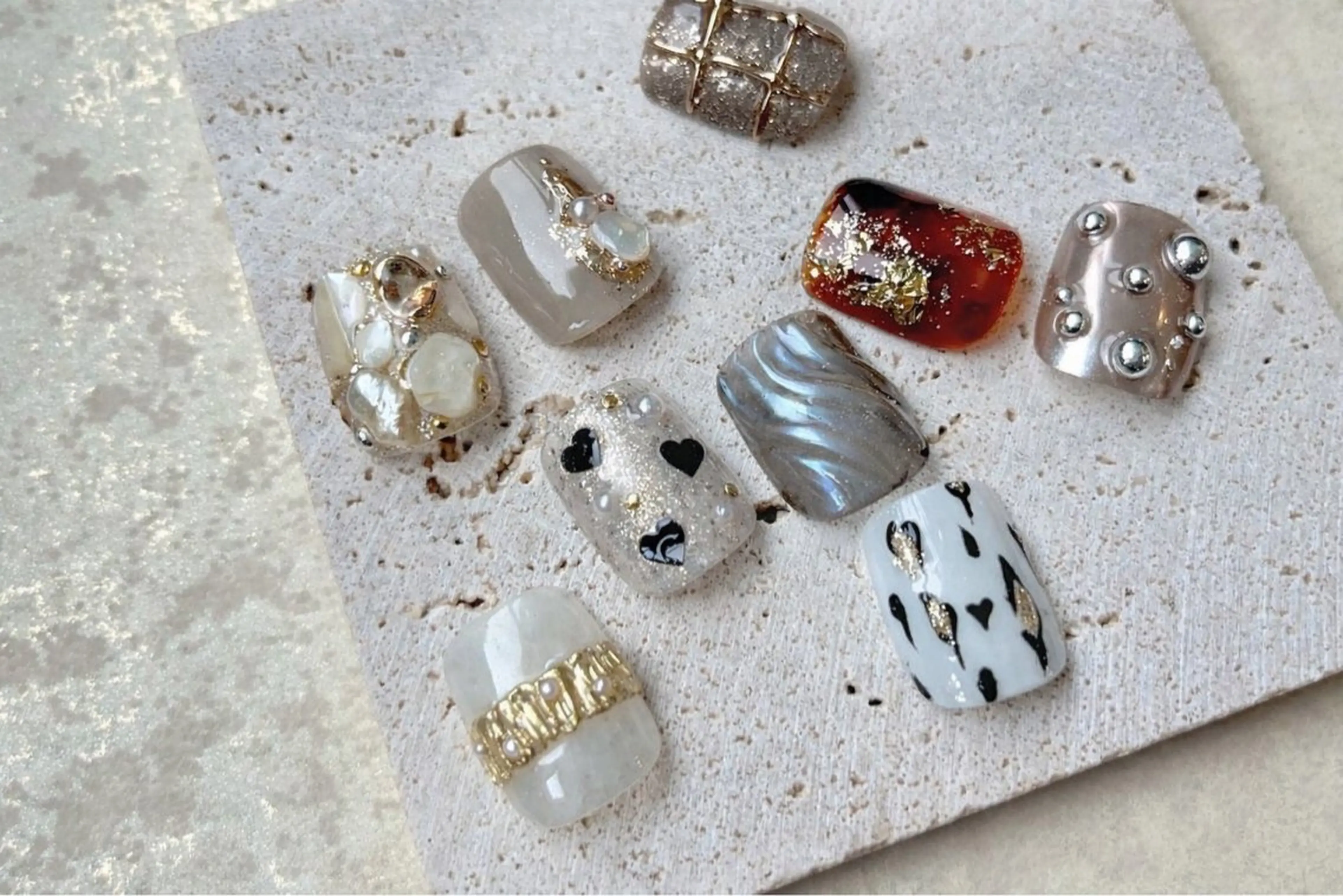 ネイル シンプルネイル フットネイル joie ange ひめののネイルデザイン