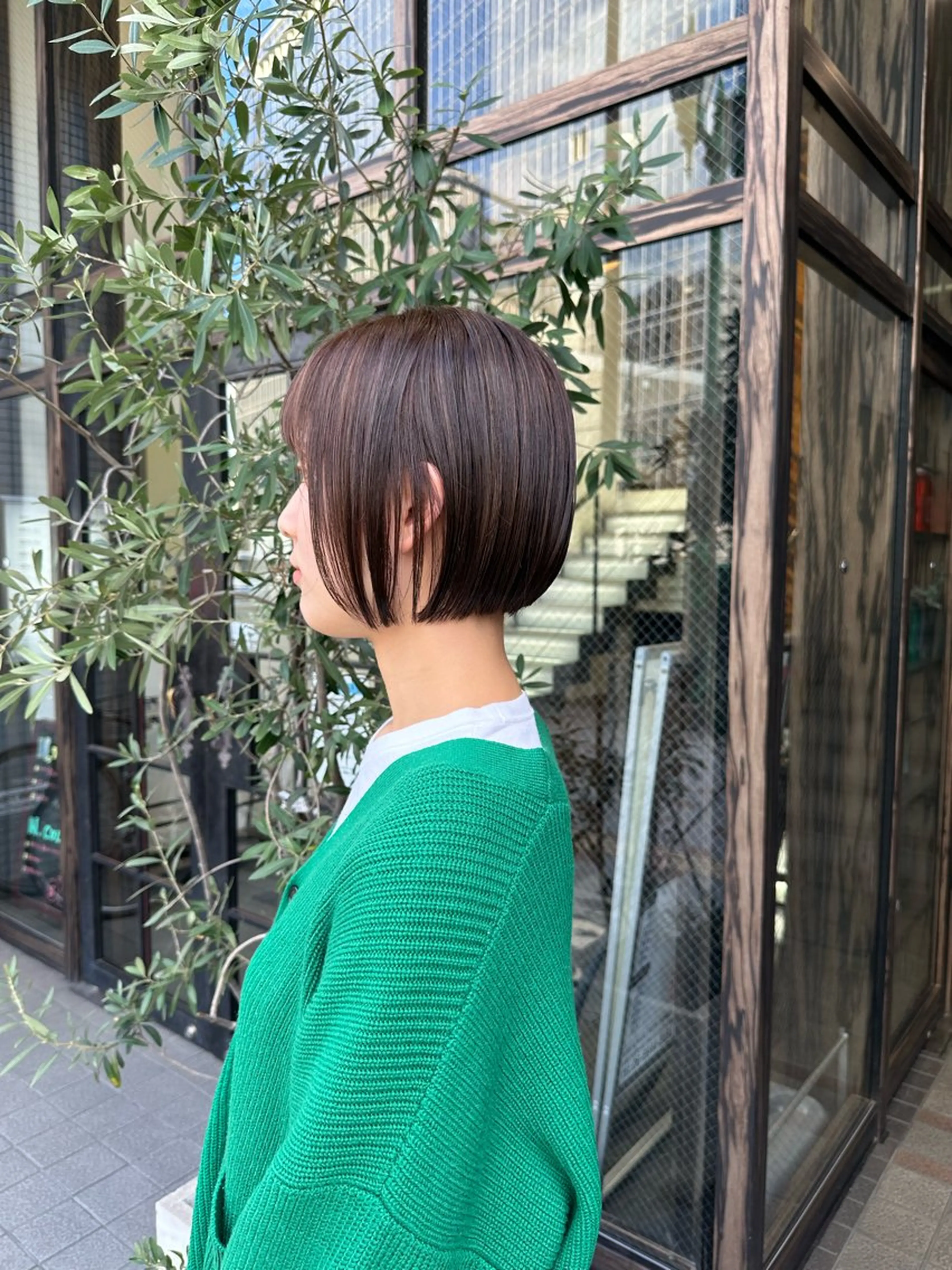 ショート ボブ 高槻裕二 ショートボブ縮毛矯正のヘアスタイル