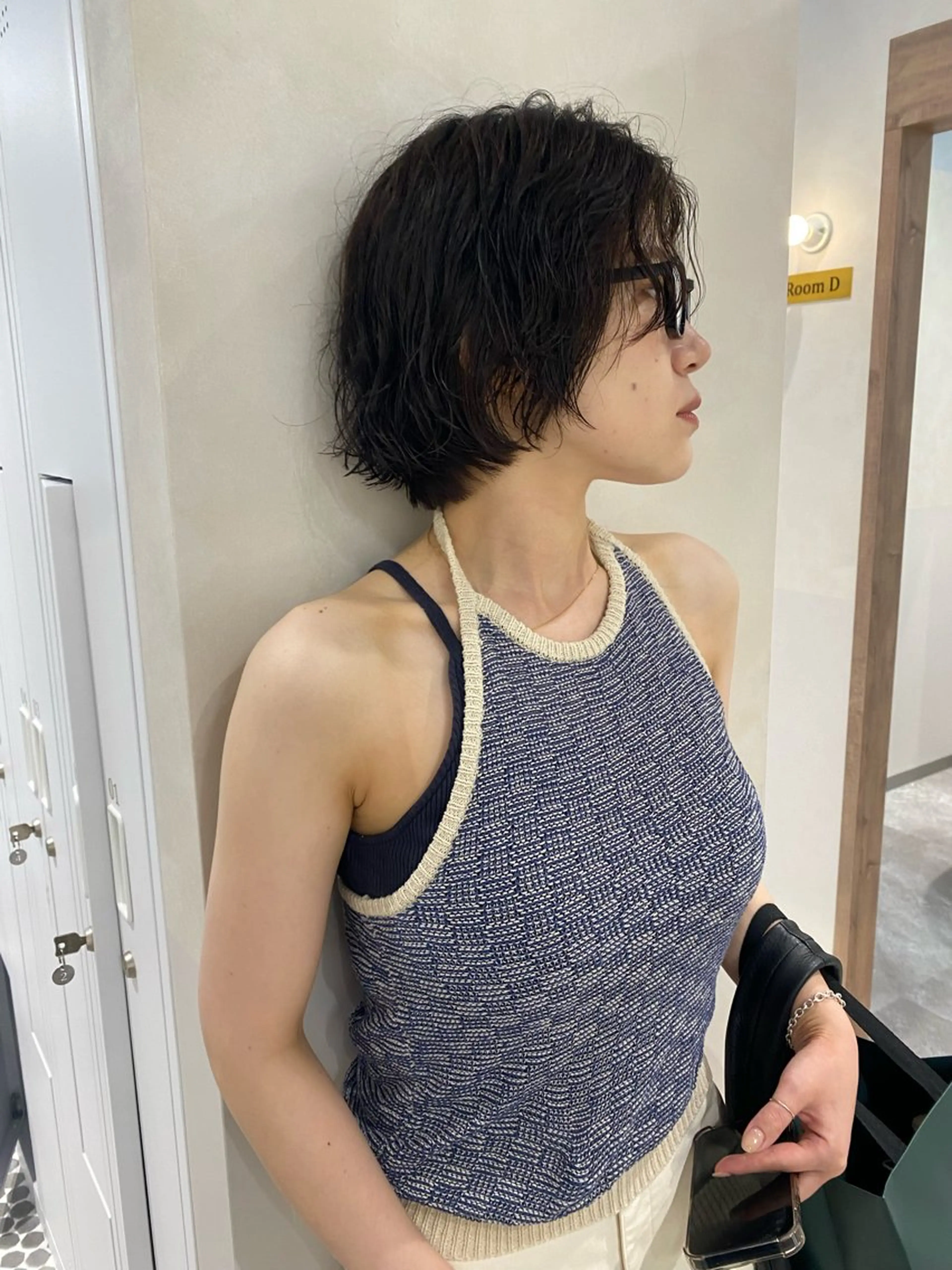 ミディアム カラー 砂原 ひよりのヘアスタイル