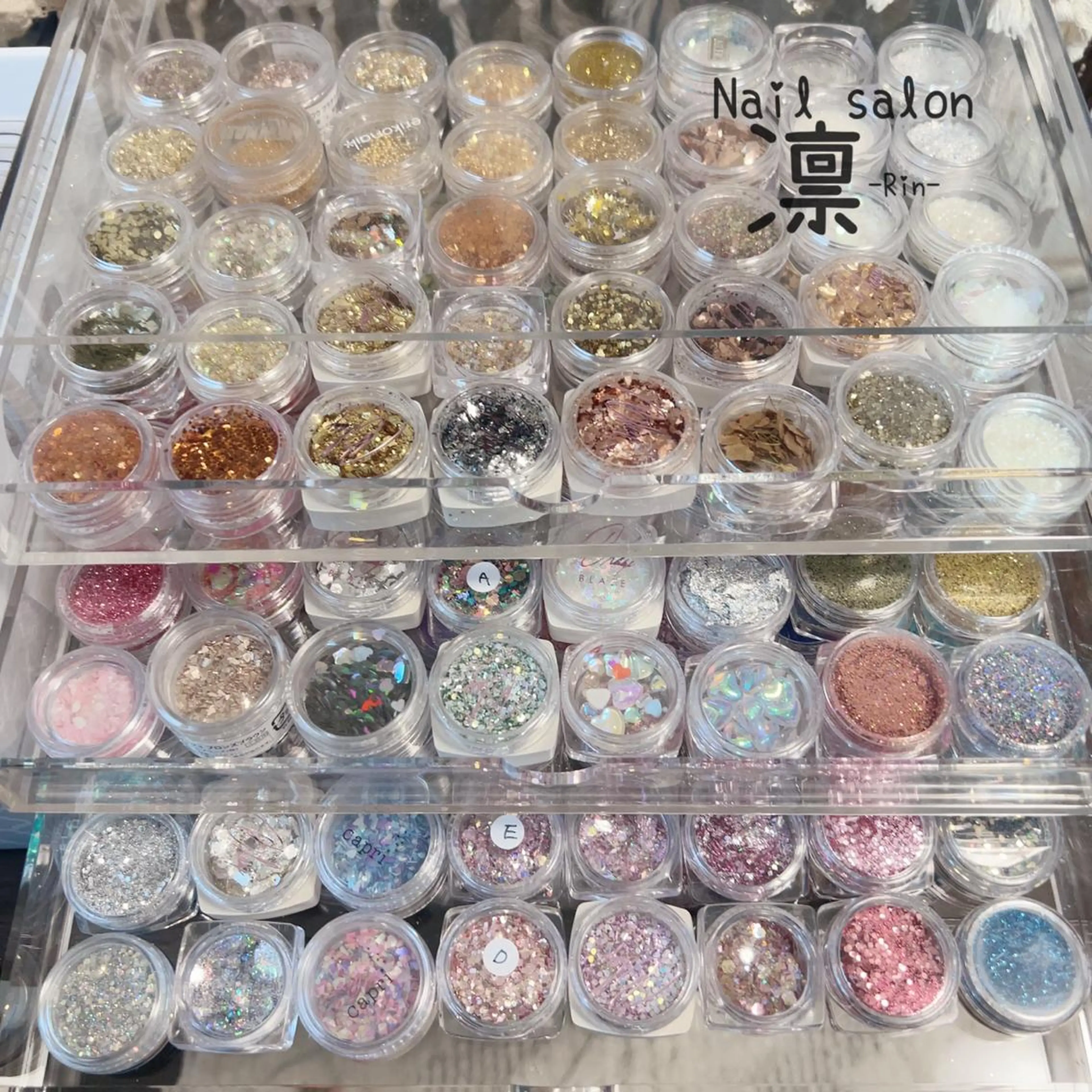 ネイル ラメ(グリッター) private salon凛のネイルデザイン