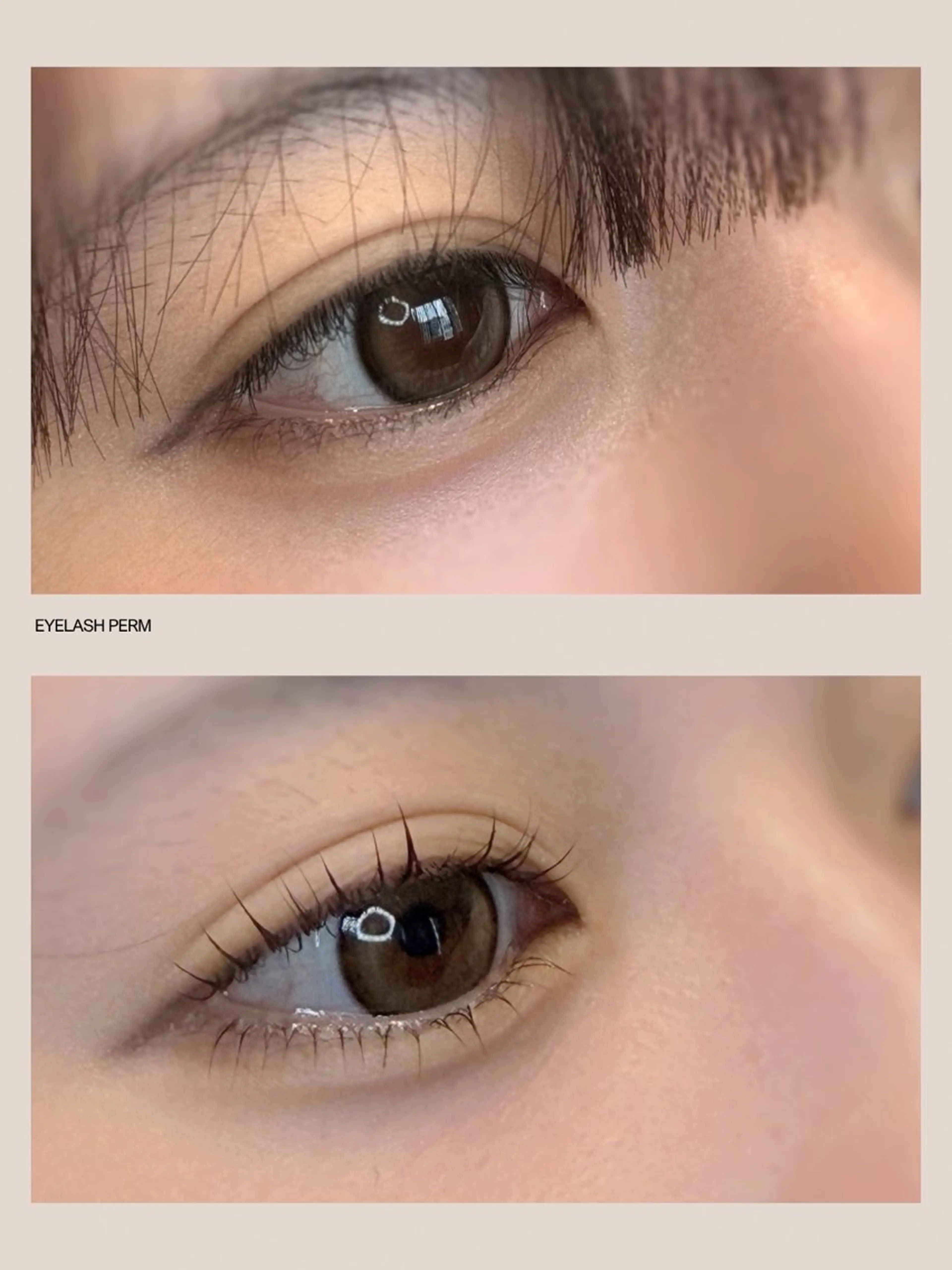 マツエク・マツパ 束感まつ毛 まつげパーマ 下まつげエクステ 一重×まつ毛パーマ マツパ GREEM eyelashの眉毛・アイブロウイメージ