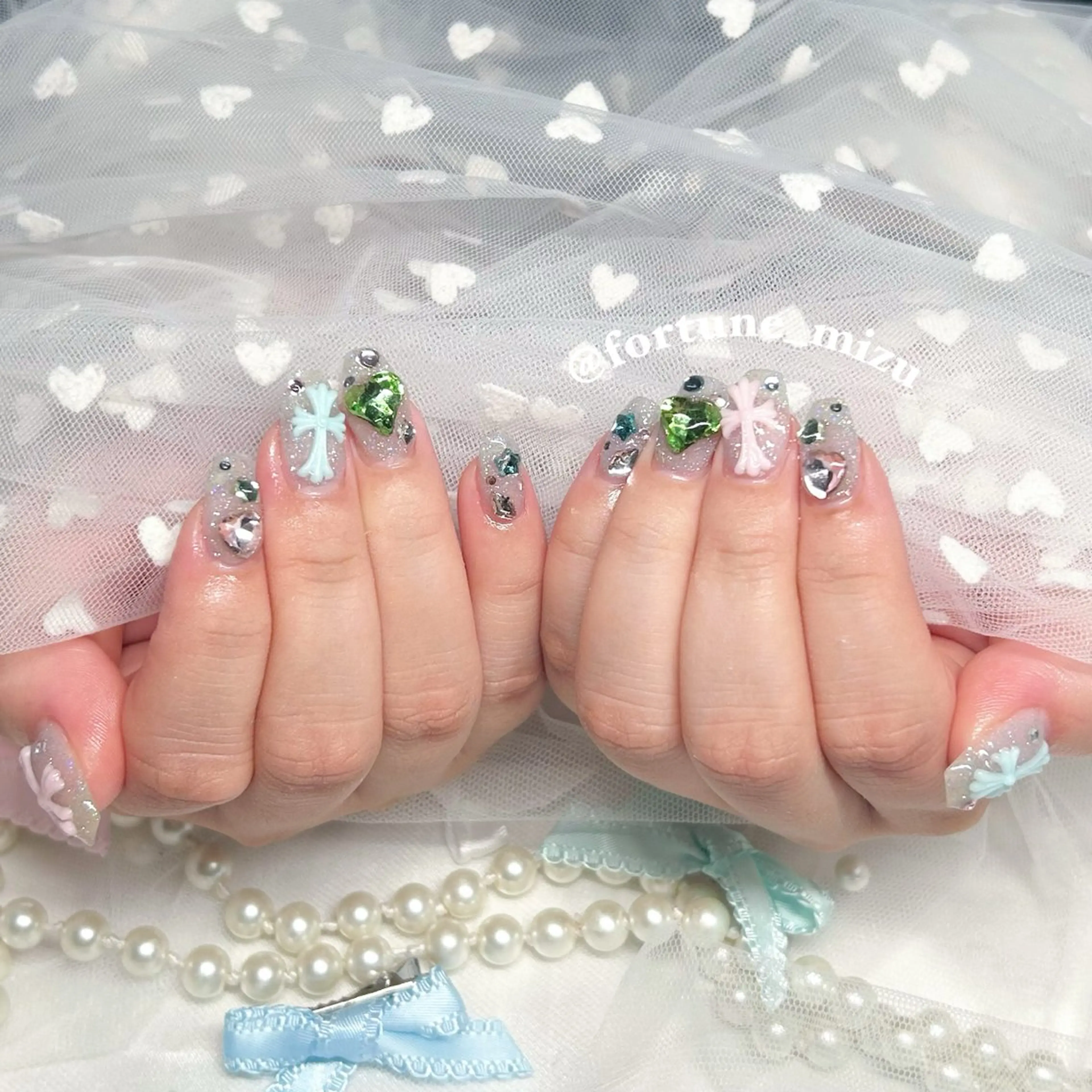 ネイル ハンドネイル 🍀1級ネイリスト mizu🍀のネイルデザイン
