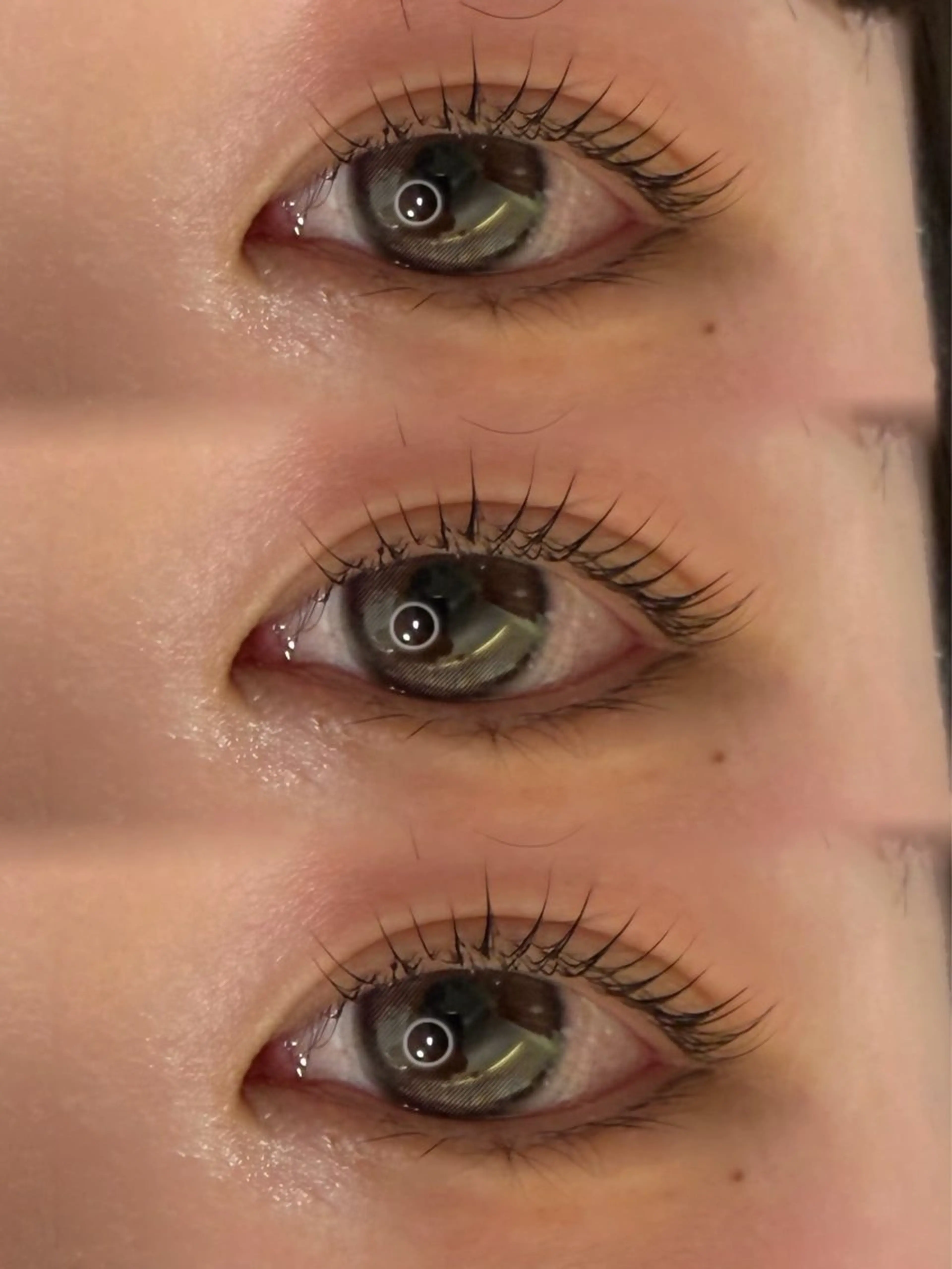 マツエク・マツパ ナチュラル 一重×まつ毛パーマ femme横川 Rinkaのマツエク・マツパデザイン