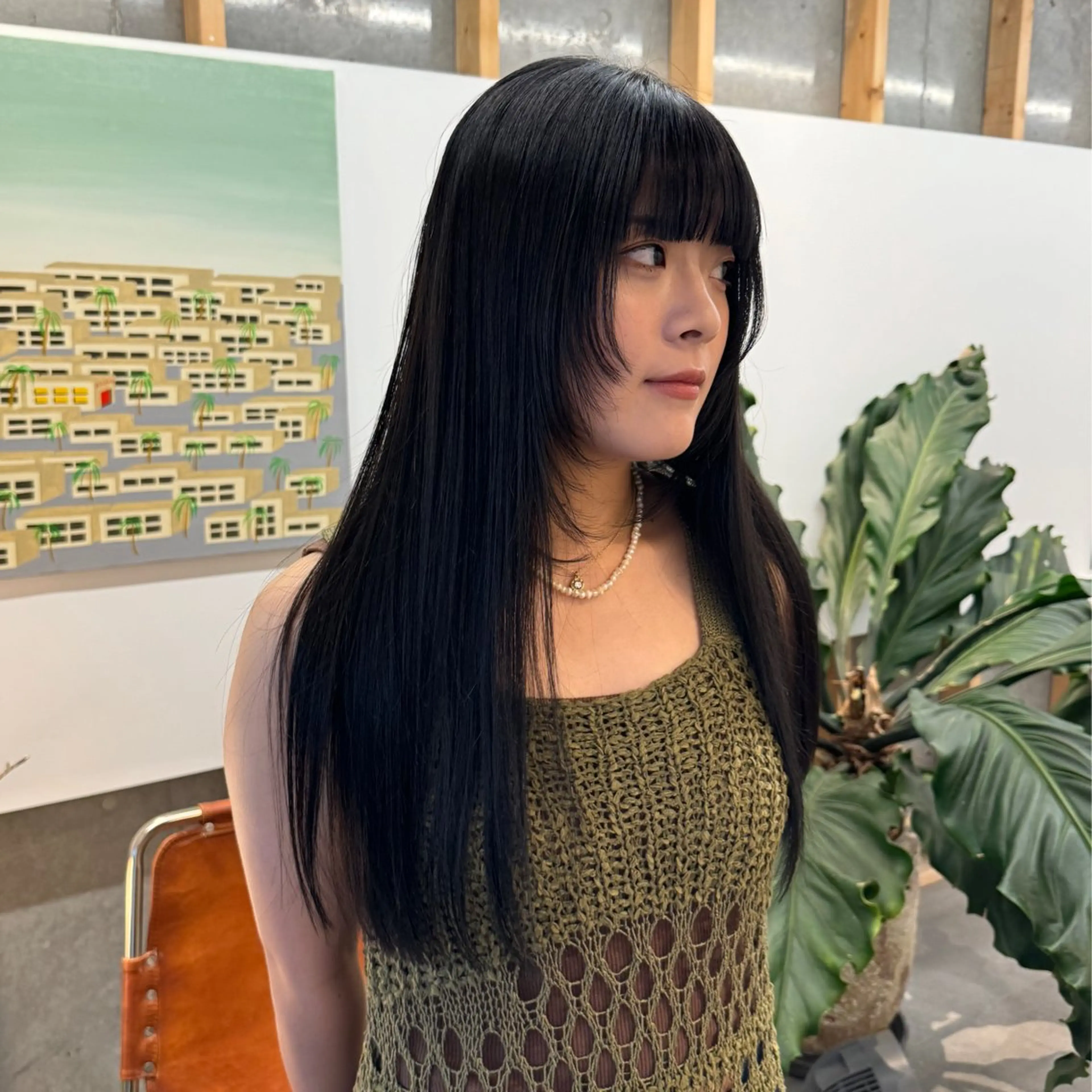 ロング 暖色・前髪カット 🎗️佐藤ゆみこのヘアスタイル