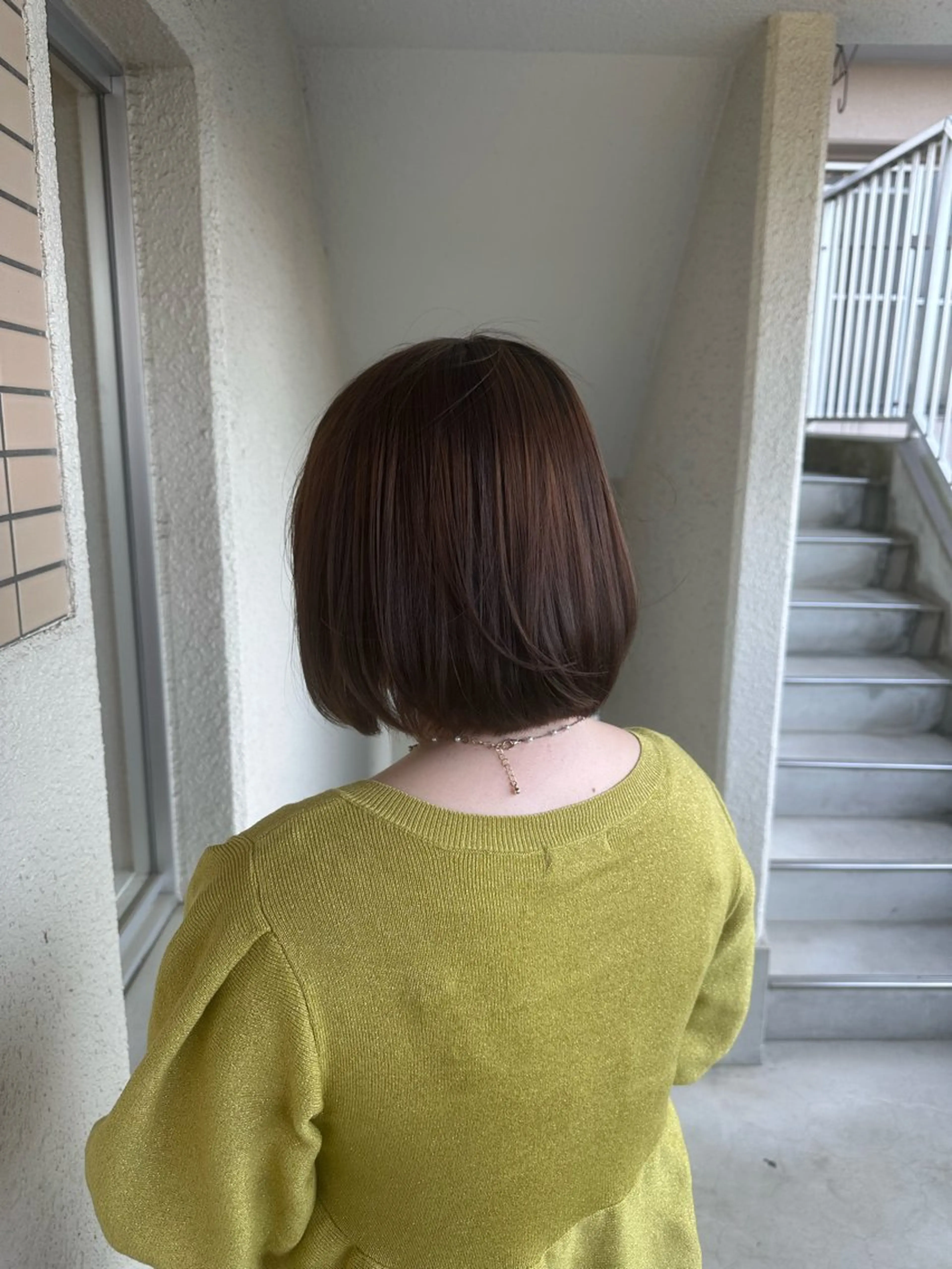 ショート ボブ 大津 寧々のヘアスタイル