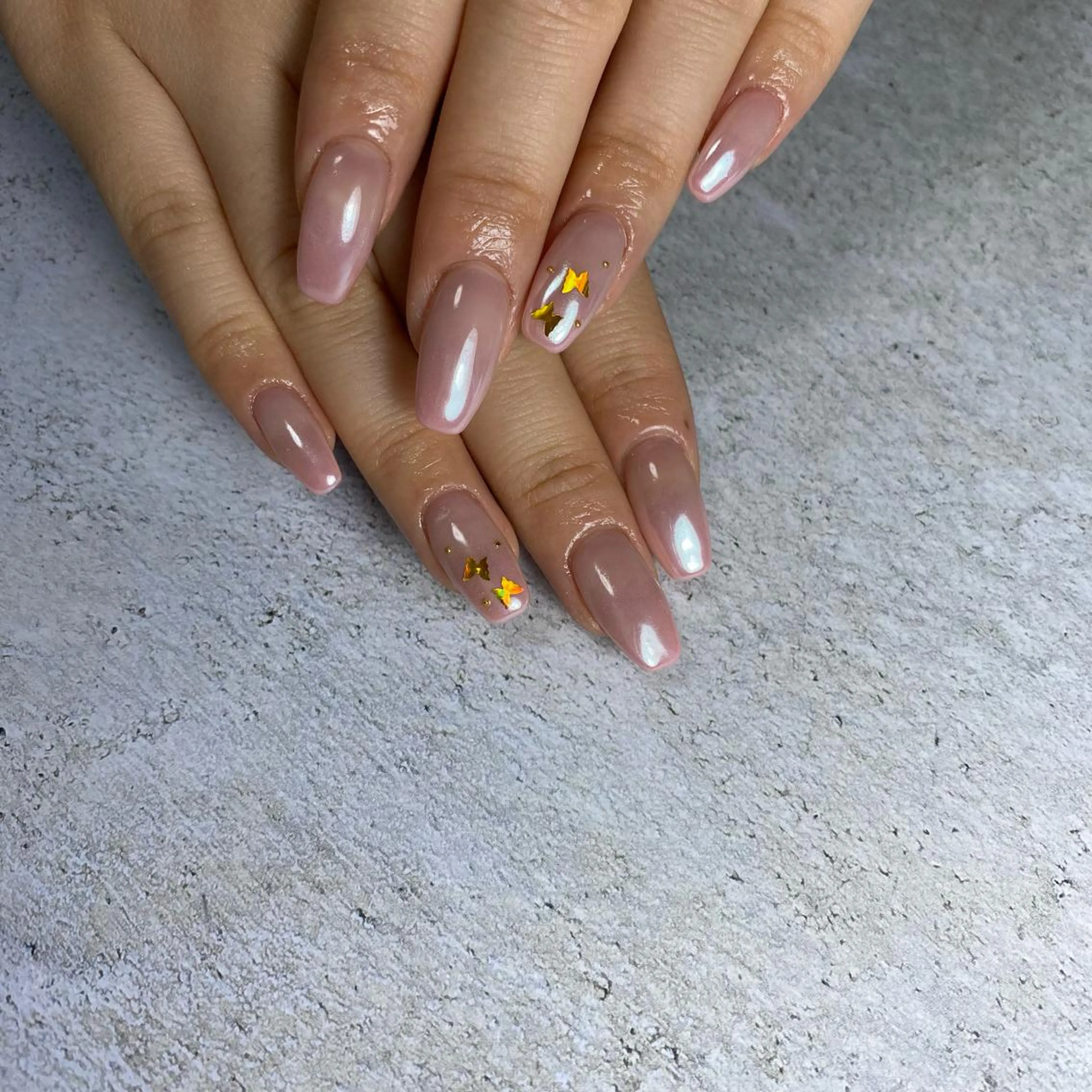 ネイル ミラーネイル ハンドネイル ☺︎ NOZOMI☺︎のネイルデザイン