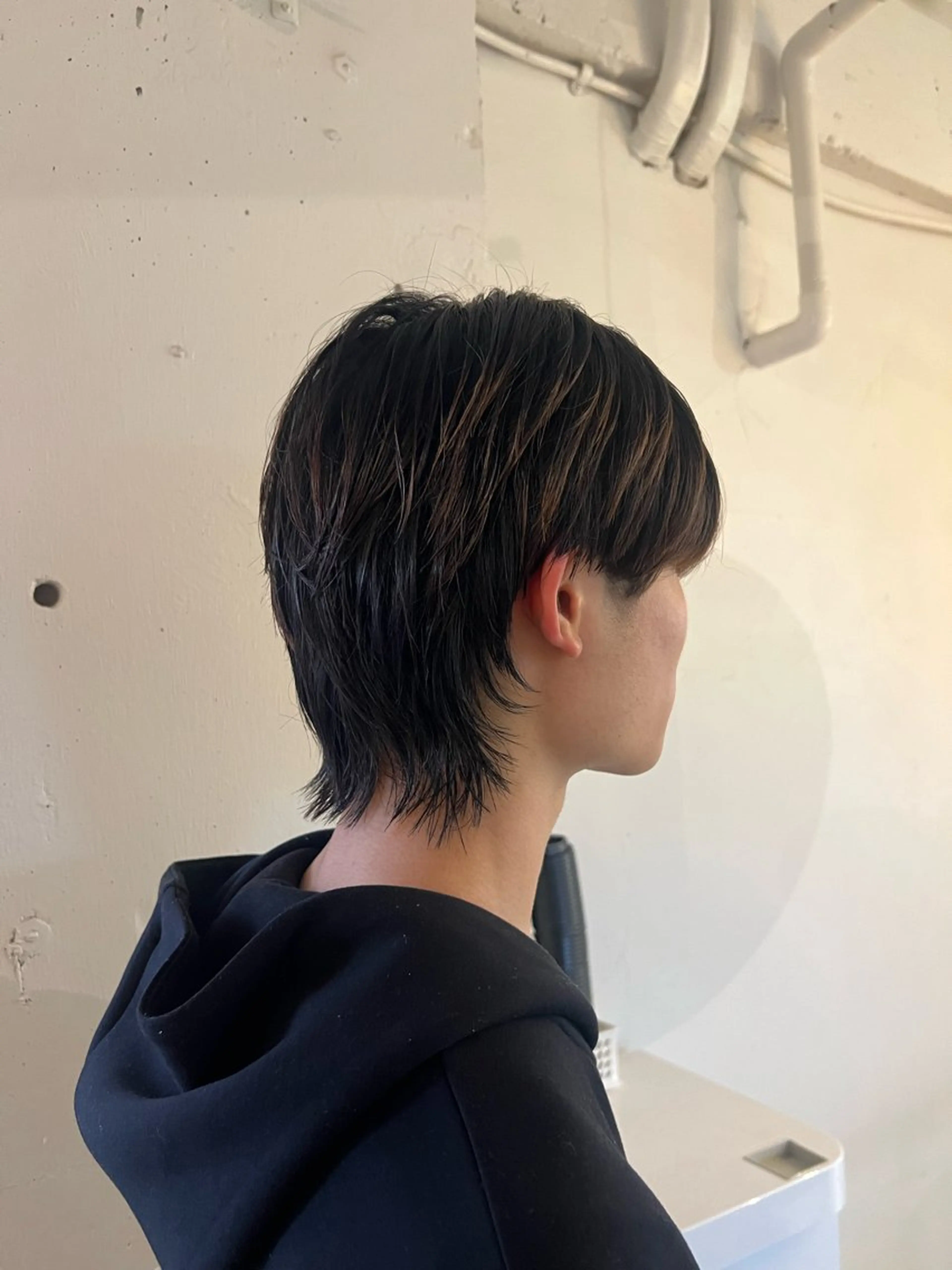 メンズ マレットヘア 北見 桃夏のヘアスタイル