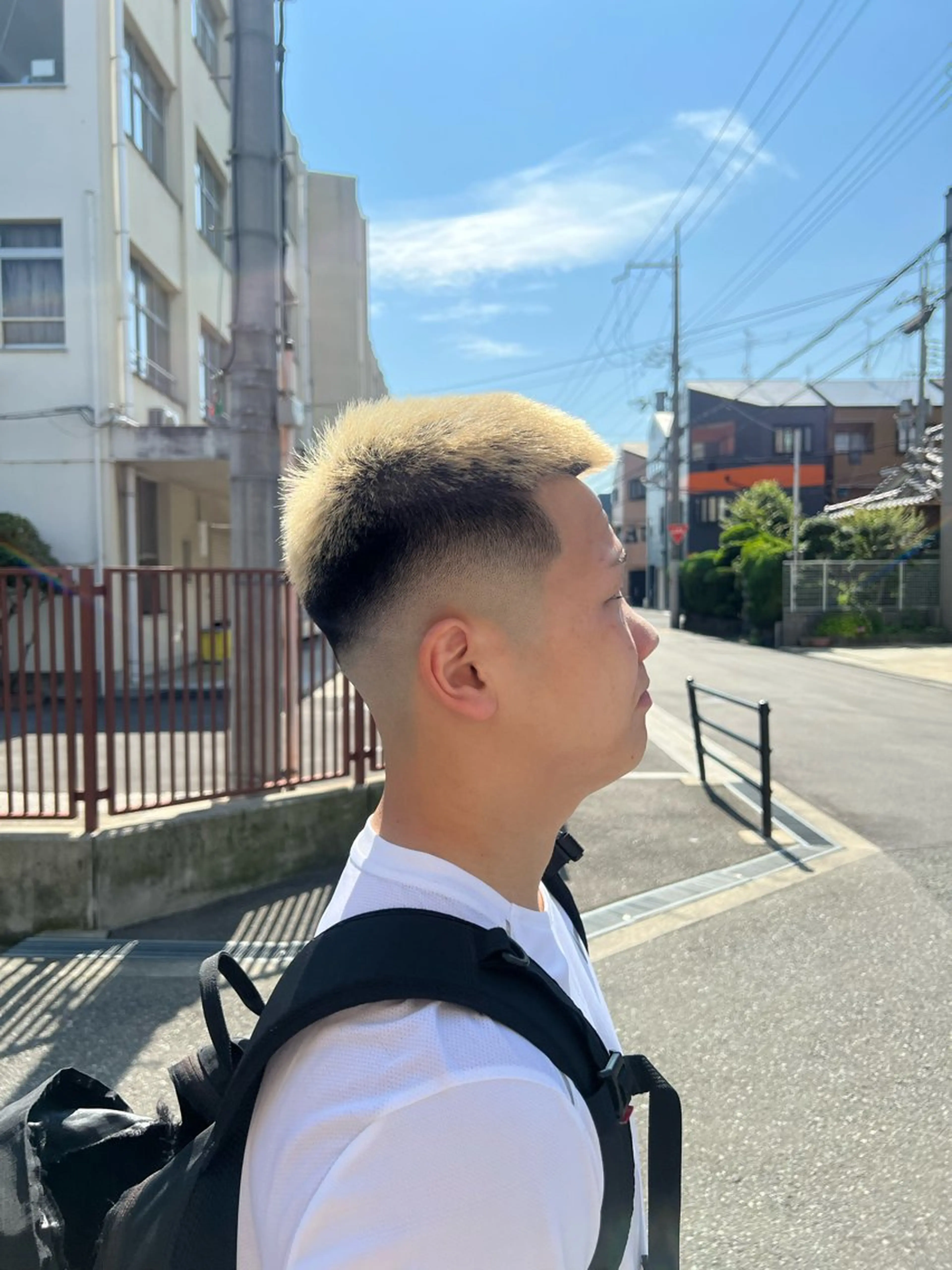 ショート メンズ 稲村 獅童のヘアスタイル