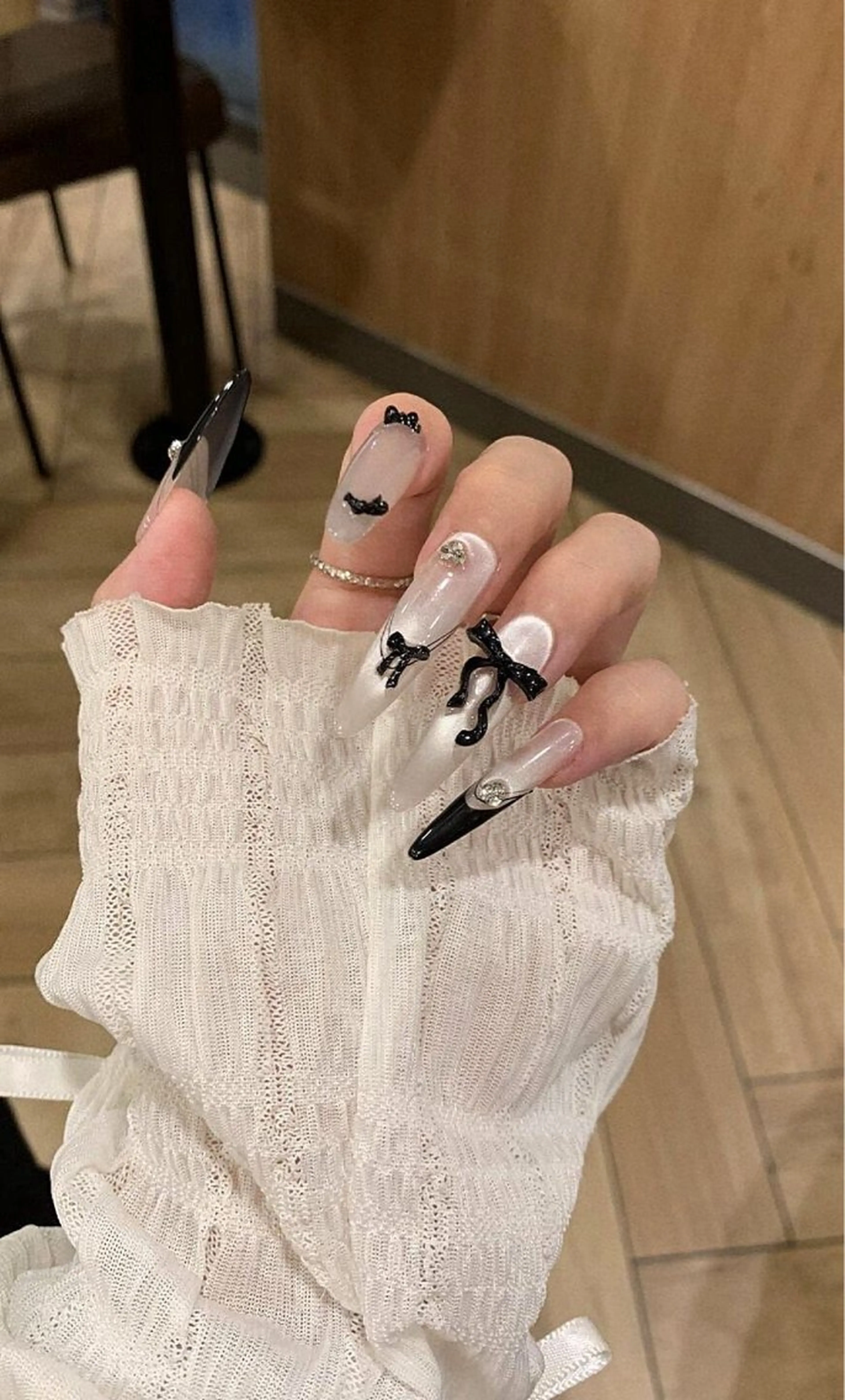 カラー グラデーションカラー ハンドネイル AIN Nailのネイルデザイン