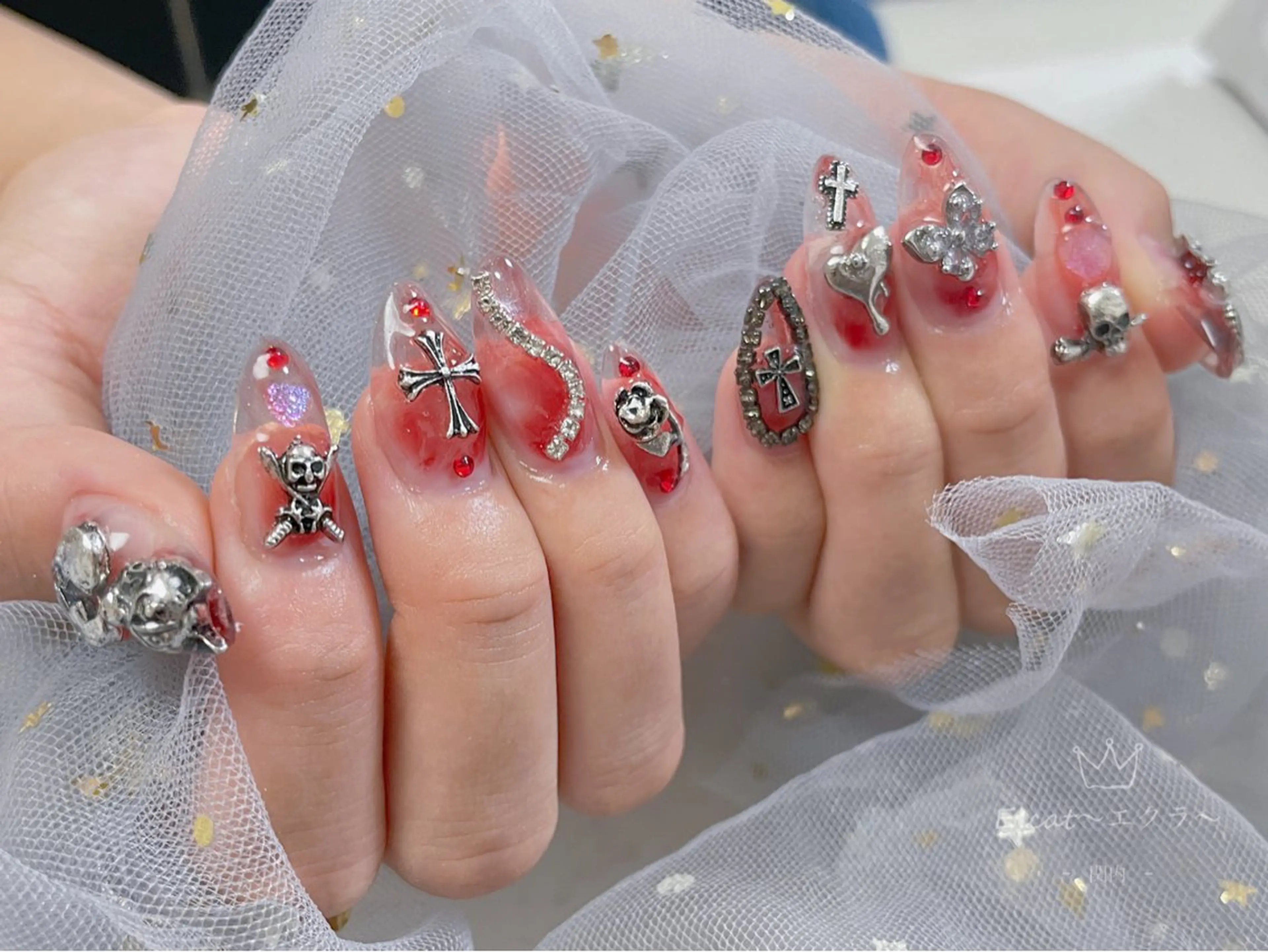 ネイル ハンドネイル ネイルサロンエクラ 🫧Shizukaのネイルデザイン