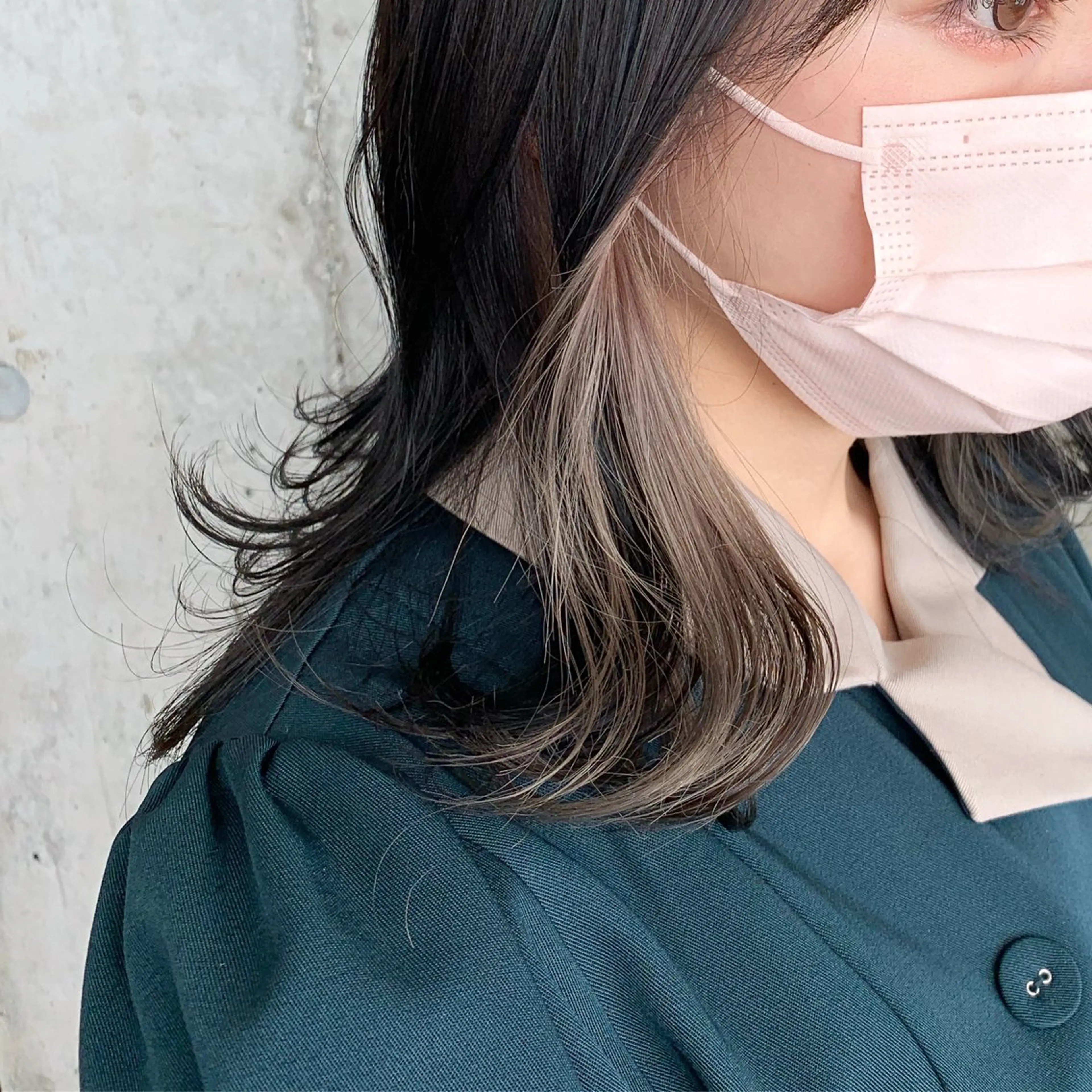 ミディアム カラー ヘアアレンジ ヘアカラー トリートメント ヘアセット レイヤー/髪質改善/ 北 啓吾のヘアスタイル