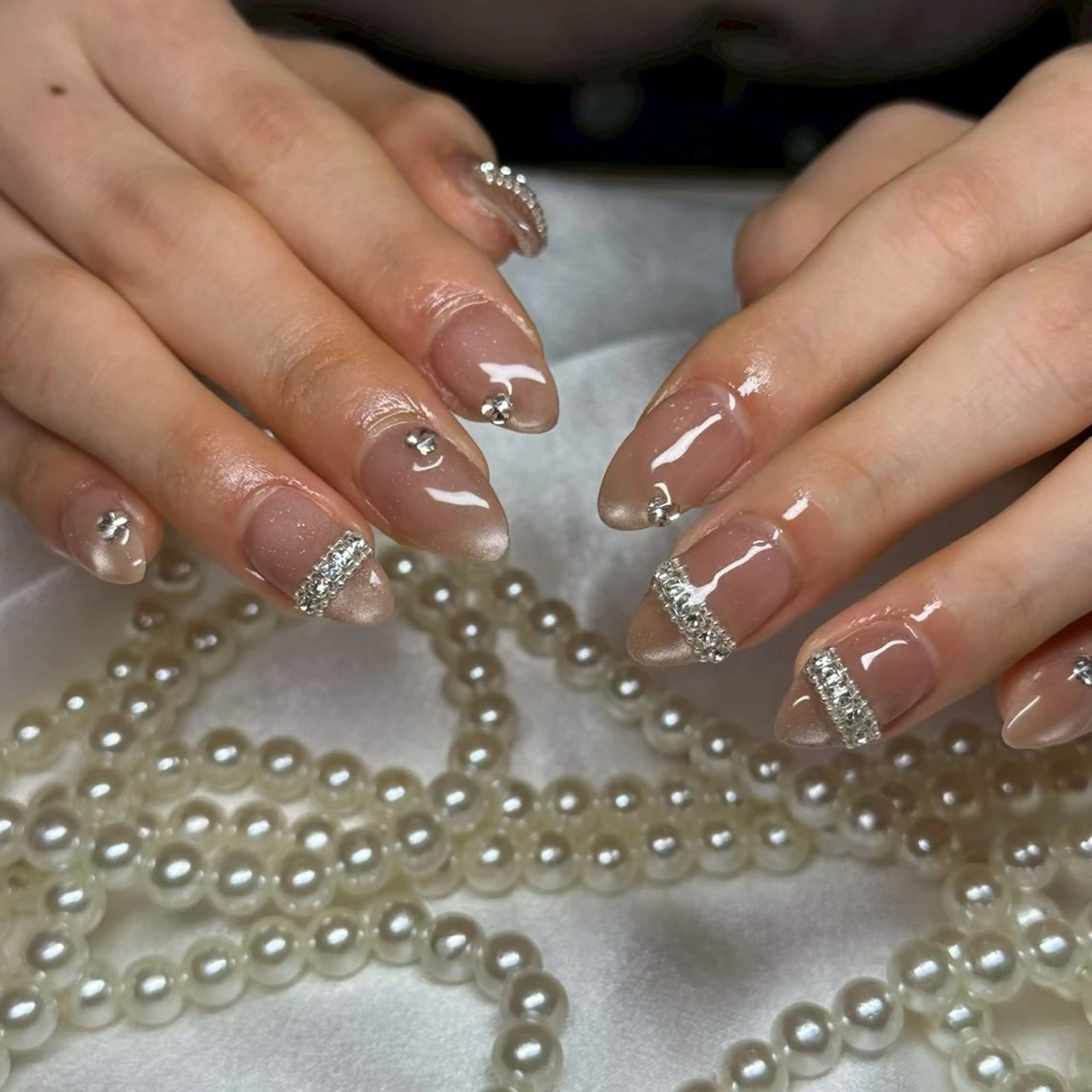 ネイル マグネットネイル ワンホンネイル ハンドネイル nailsalon popoのネイルデザイン