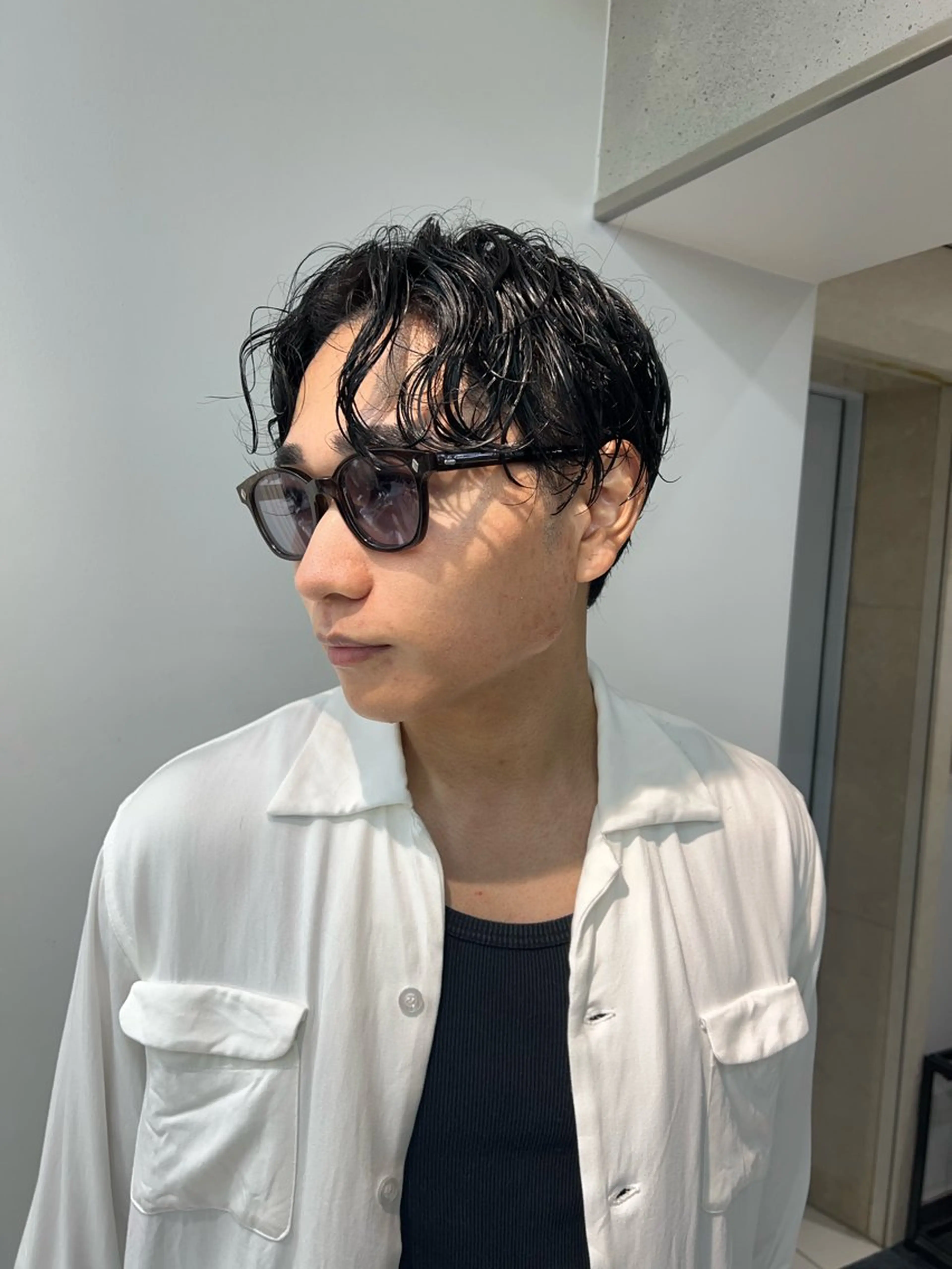 メンズ ハイトーンカラー/ さらさのヘアスタイル