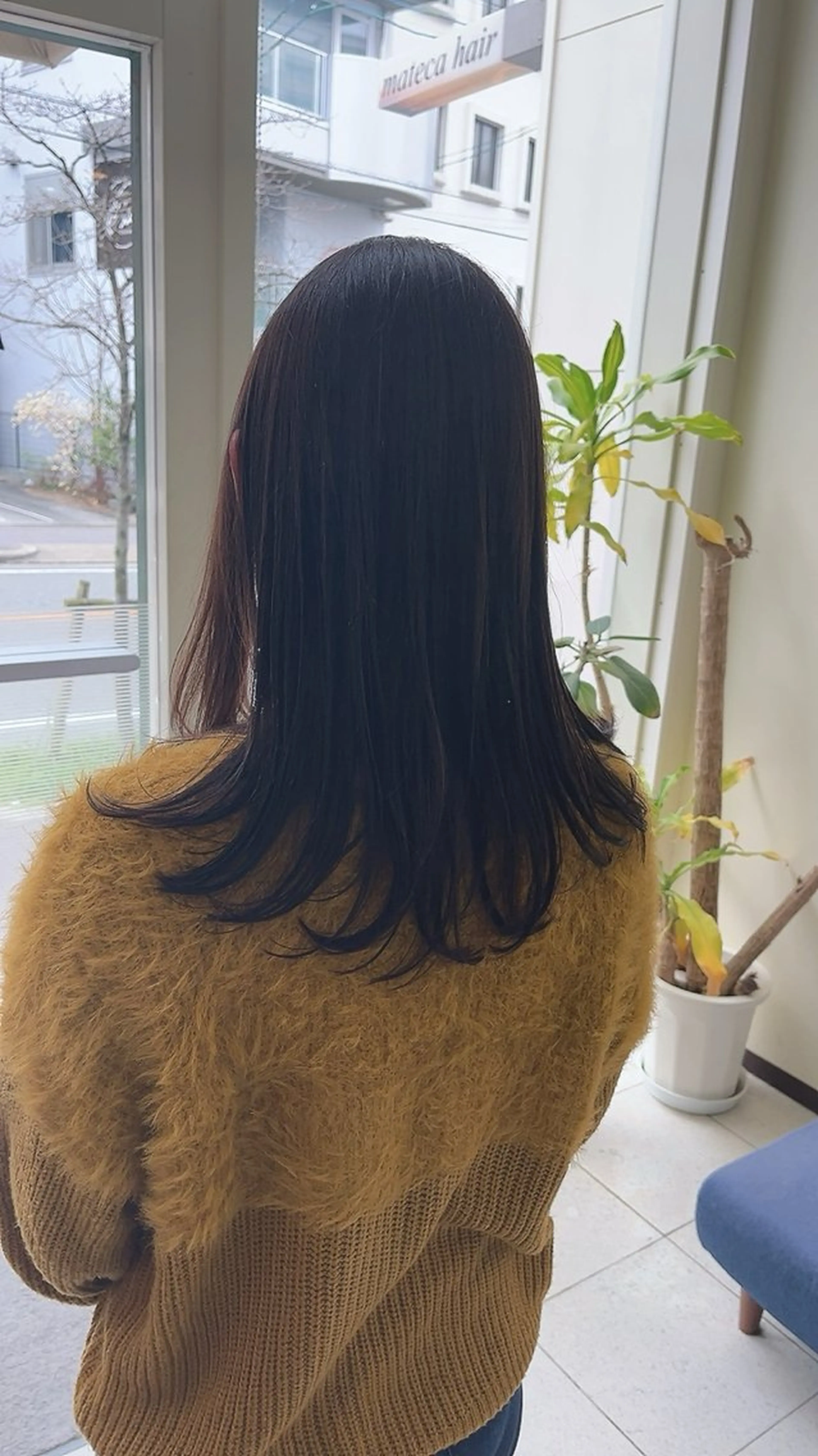 ロング アッシュ アッシュブラウン ヘアカラー トリートメント 林 真之介のヘアスタイル