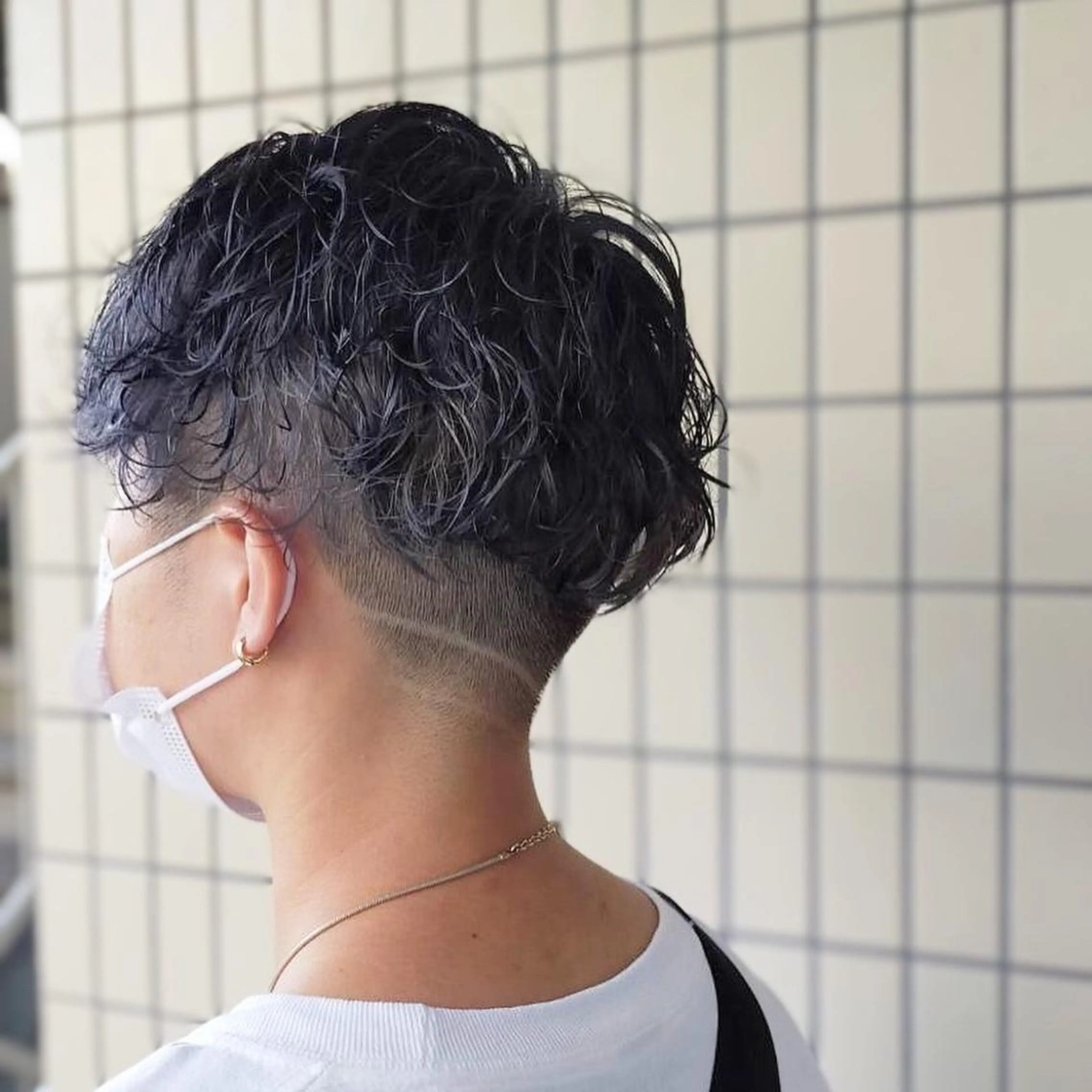 カラー メンズ ネイビーカラー MEN'S特化🌈 KATOのヘアスタイル