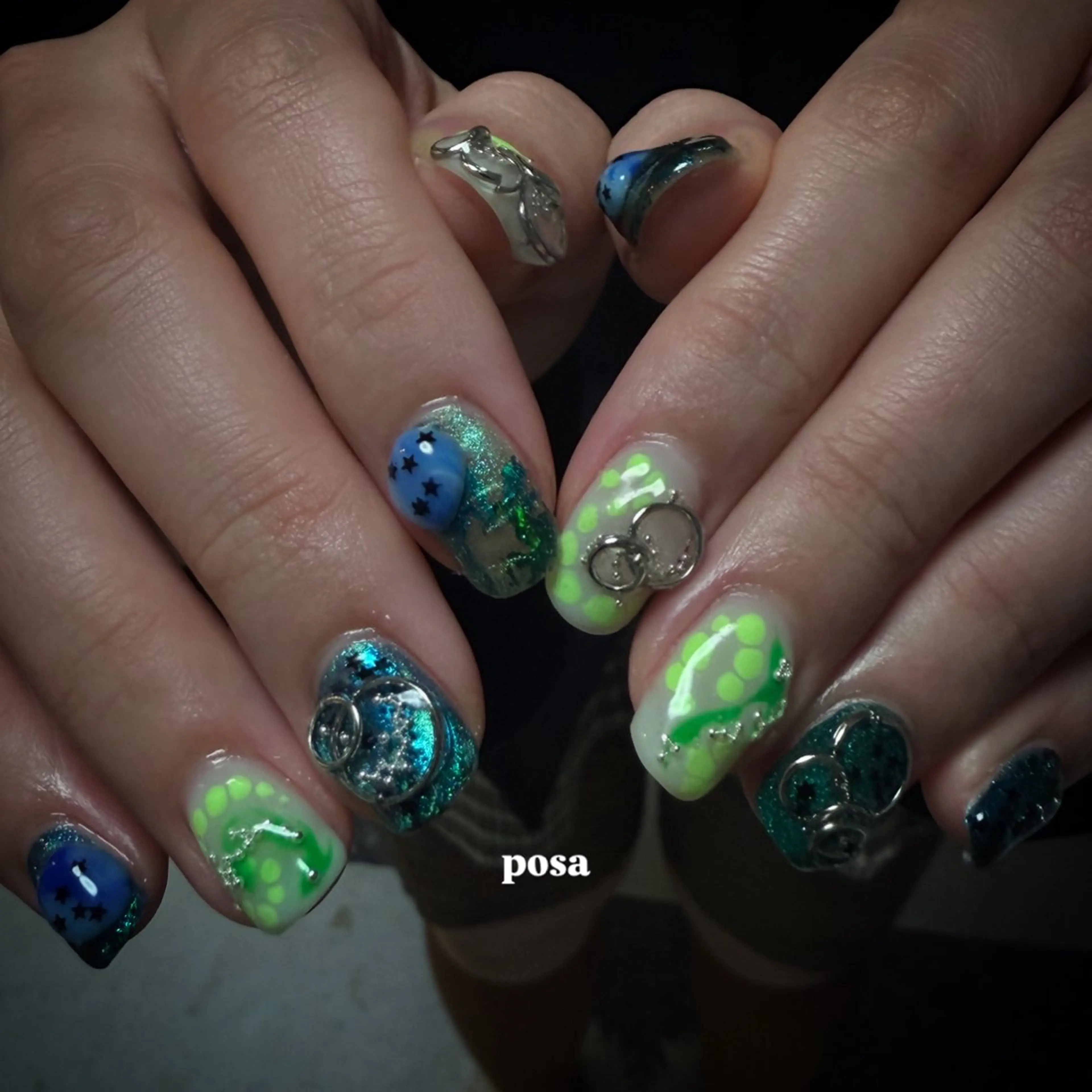 ネイル アートネイル ニュアンスネイル シンプルネイル ハンドネイル posa nail モエミのネイルデザイン