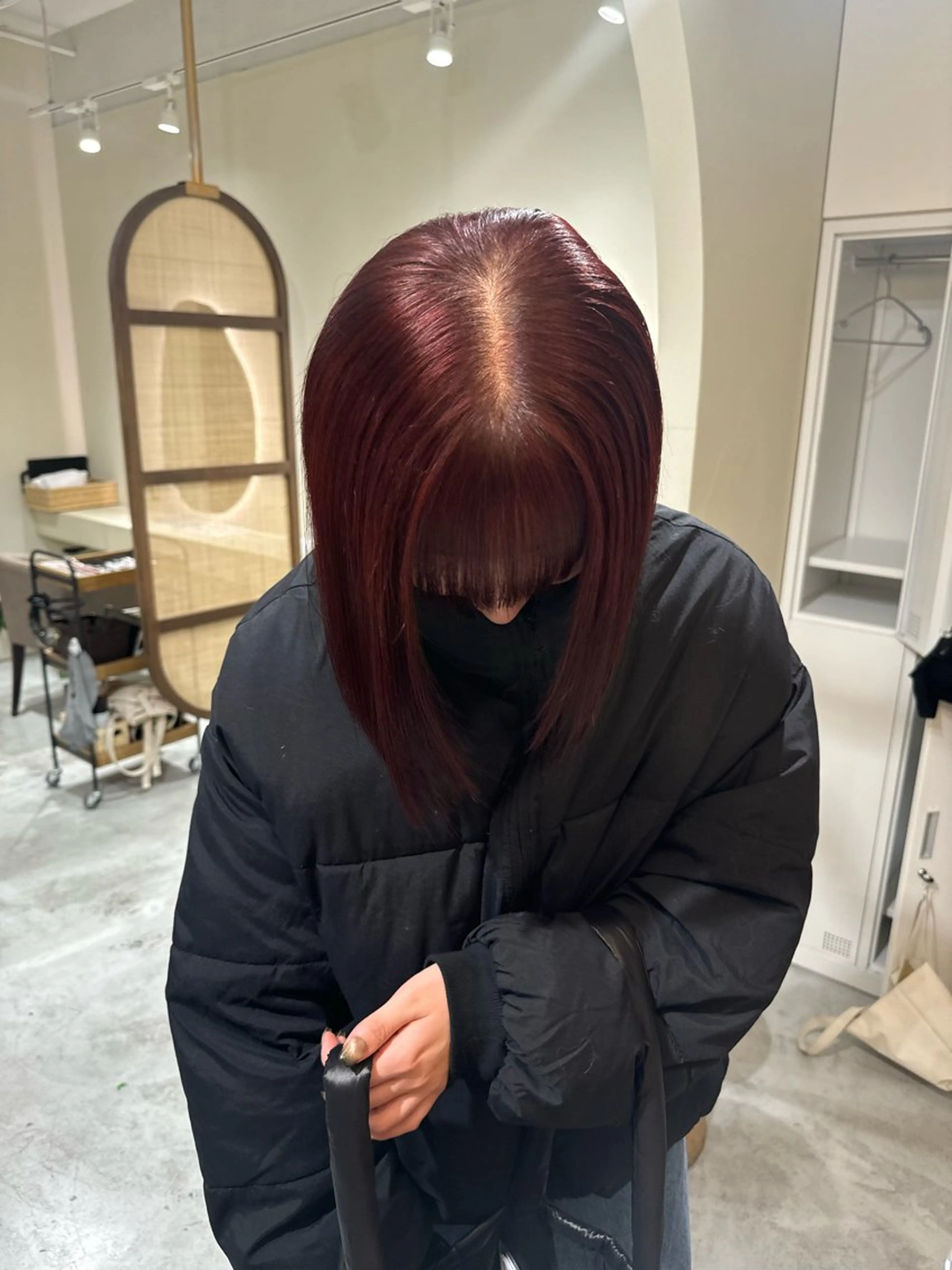 カラー 中澤 眸乃のヘアスタイル