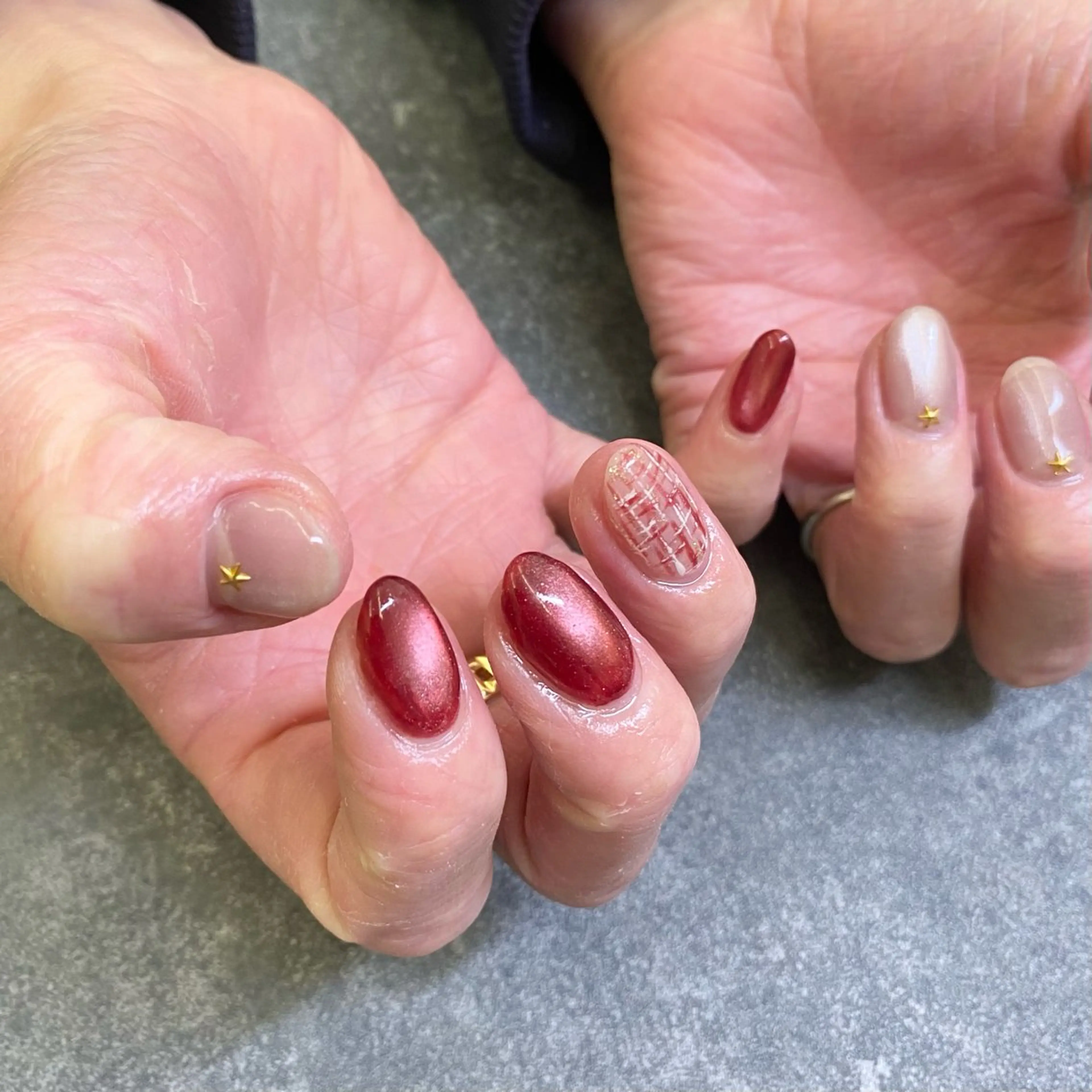 ネイル マグネットネイル ハンドネイル nail salon muuのネイルデザイン