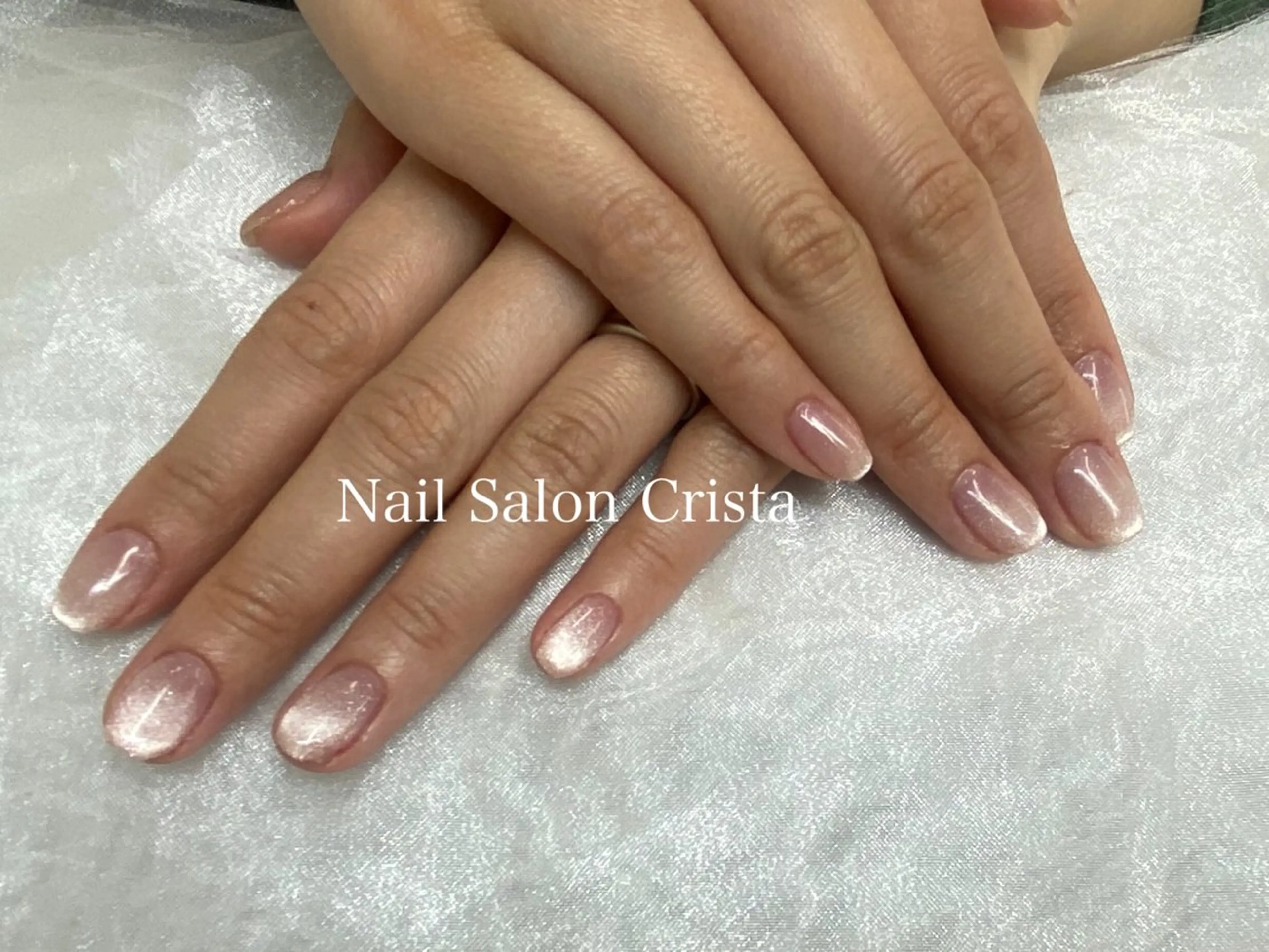 ネイル ジェルネイル パラジェル ピンク ハンドネイル CRISTA所属・CRISTA MOMOのネイルデザイン